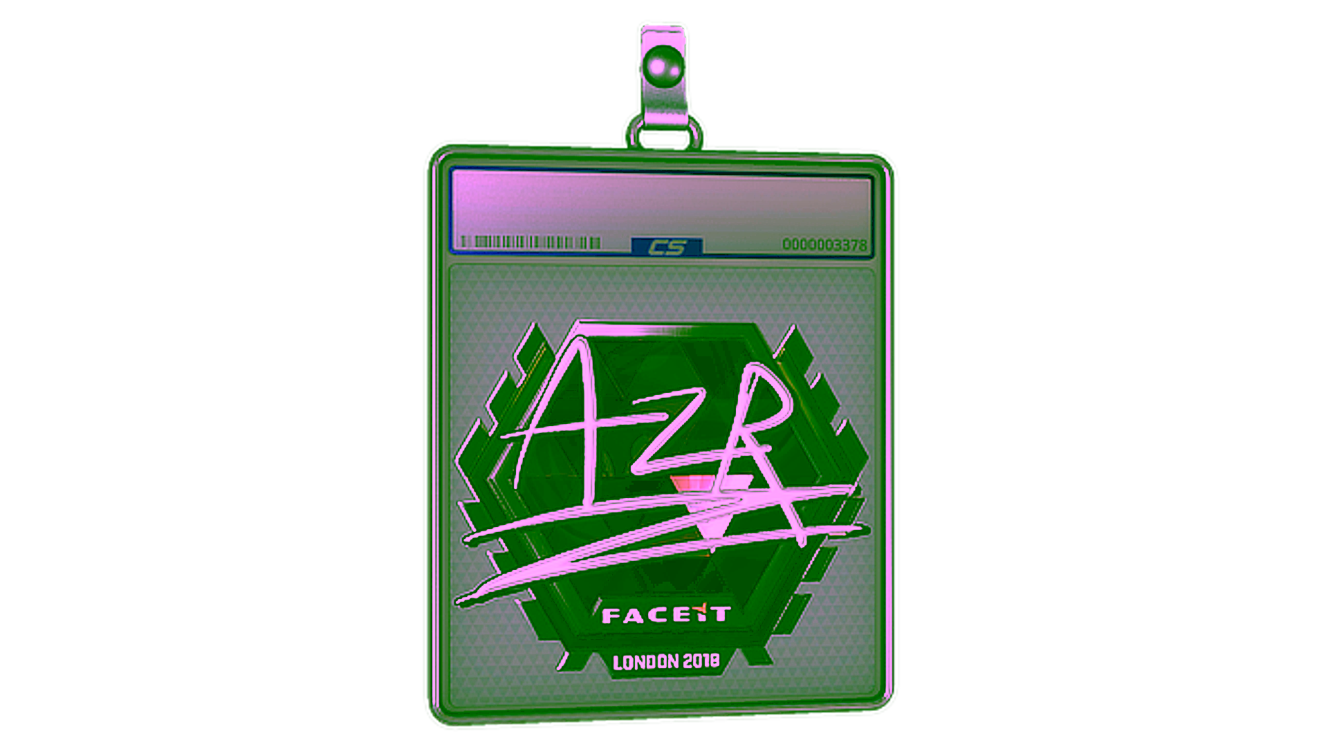 Display for Sticker Slab | AZR (Foil) | London 2018