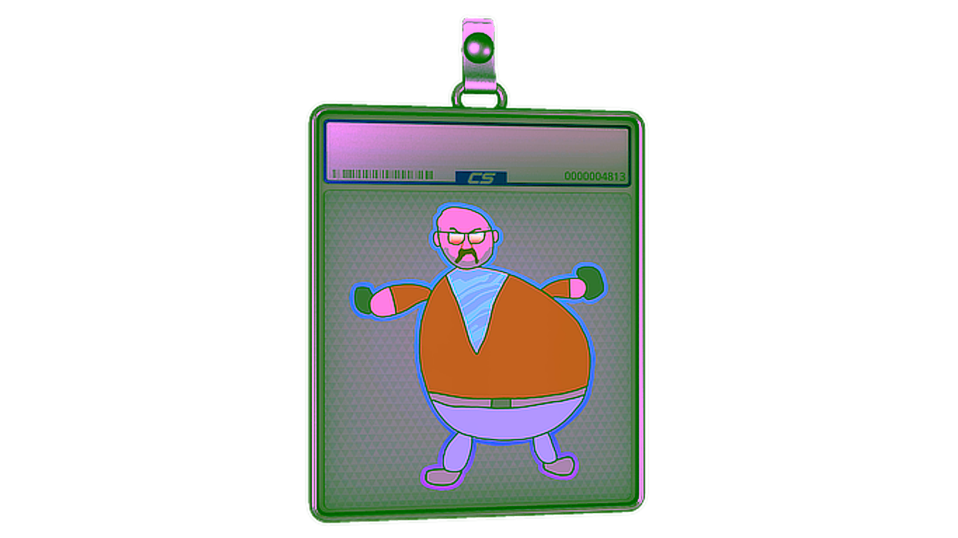 Display for Sticker Slab | Poorly Drawn Leet Crew (Holo)