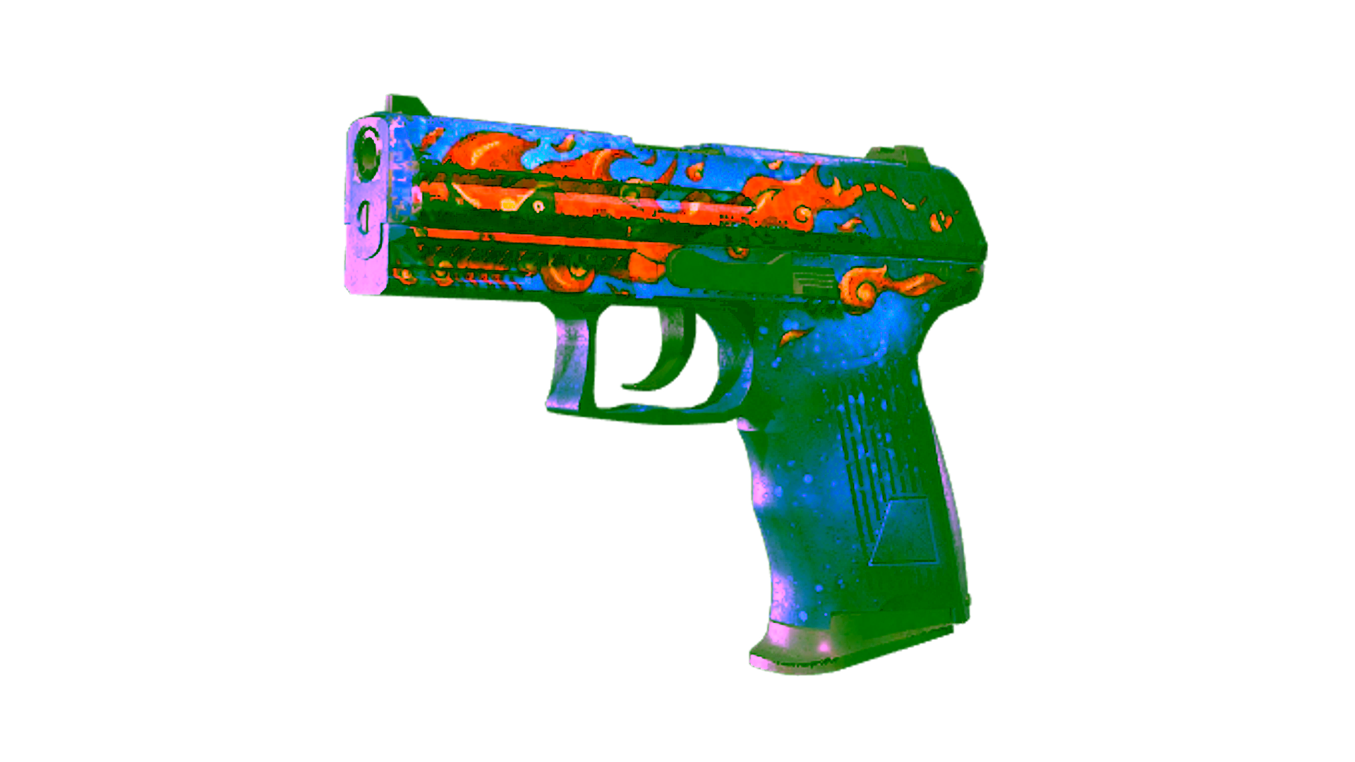 Display for P2000 | Fire Elemental (Battle-Scarred)