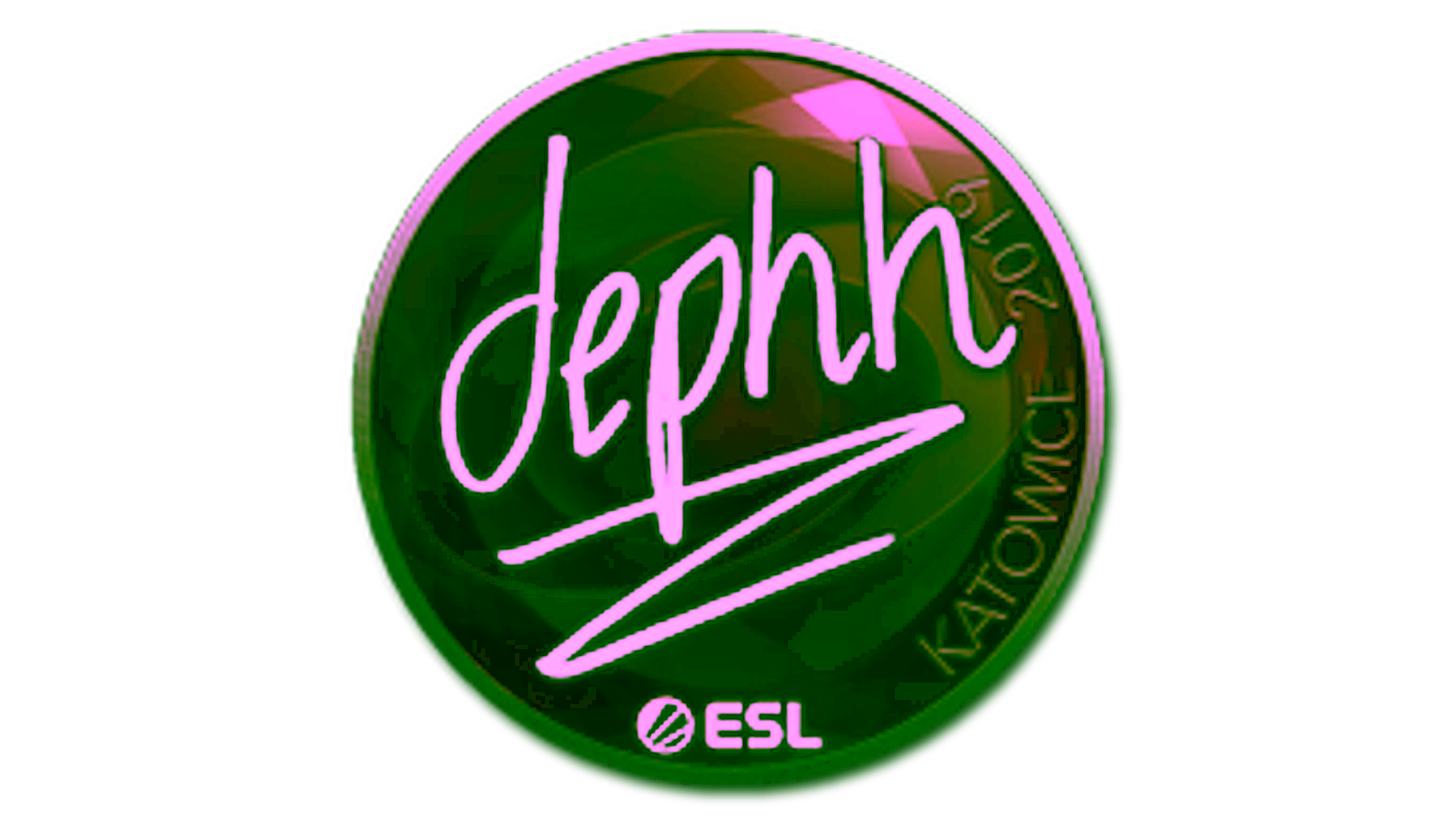 عرض لـ Sticker | dephh | Katowice 2019