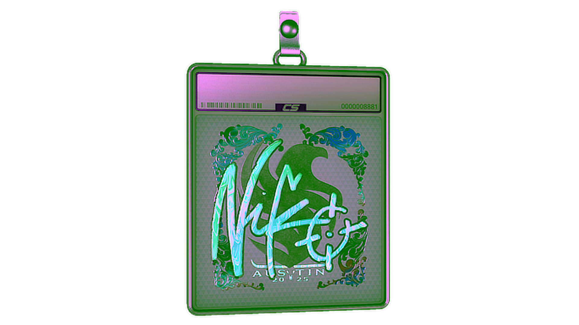 Sticker Slab | NiKo (Holo) | Austin 2025 için görüntü