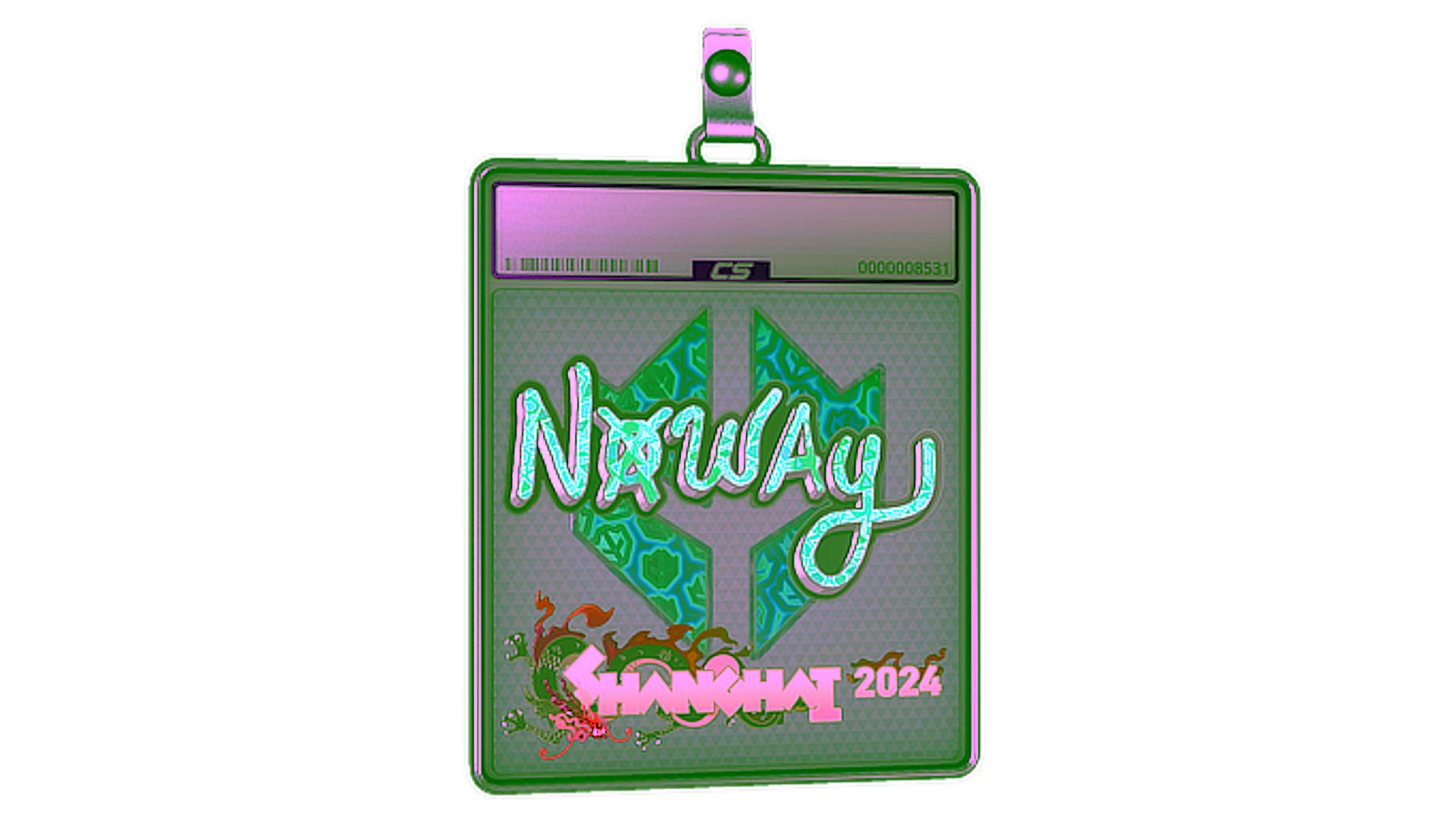 Display for Sticker Slab | noway (Holo) | Shanghai 2024