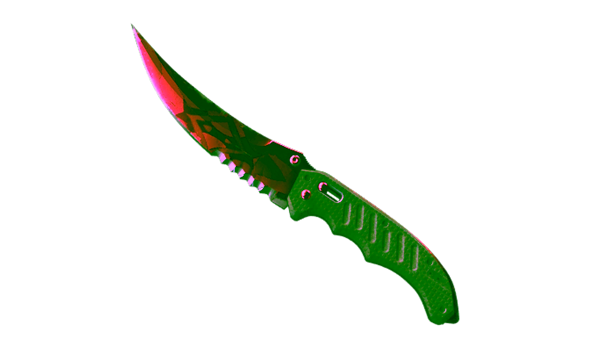Display for ★ StatTrak™ Flip Knife | Slaughter (Field-Tested)