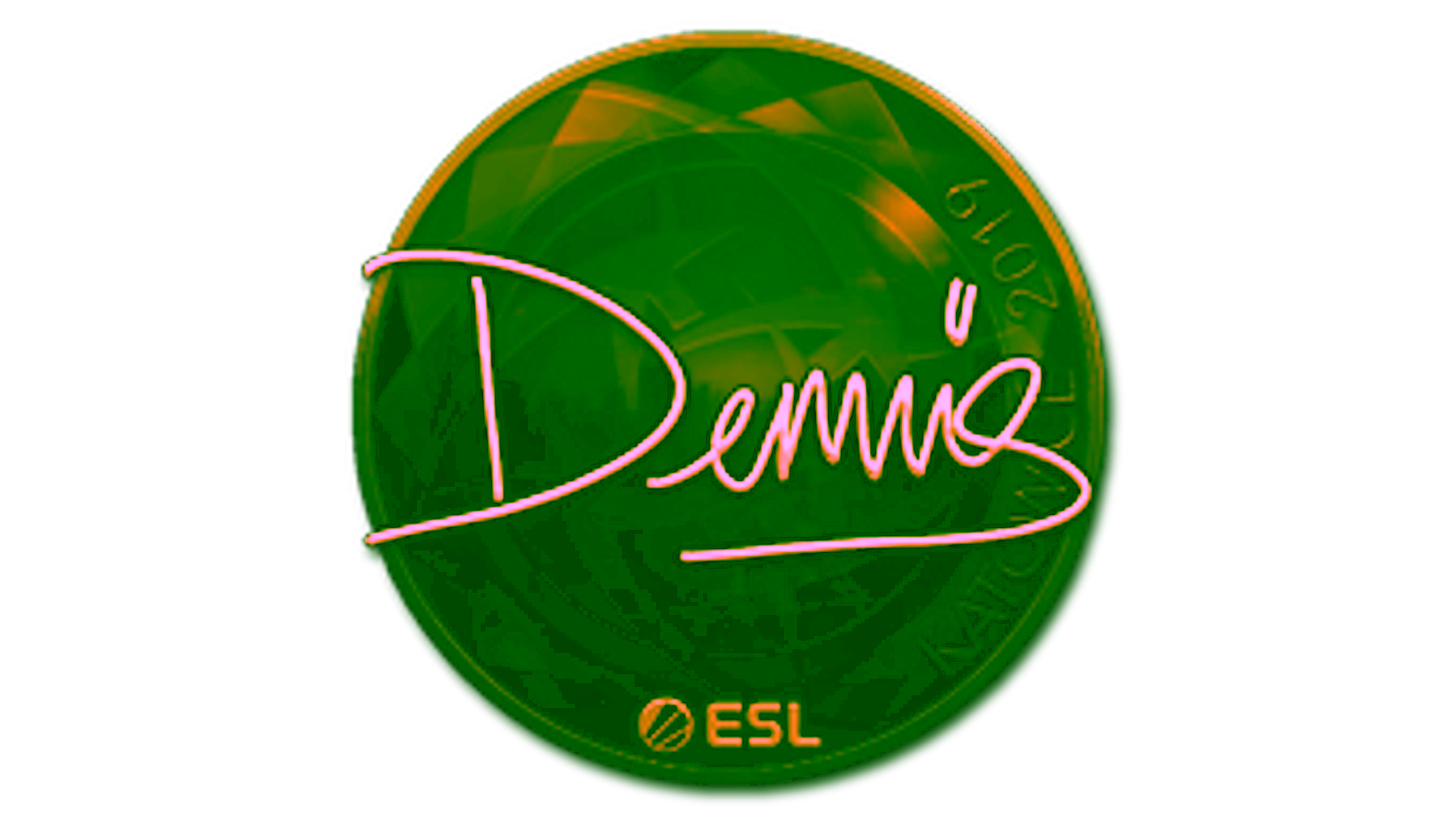 Mostrar para Sticker | dennis (Gold) | Katowice 2019