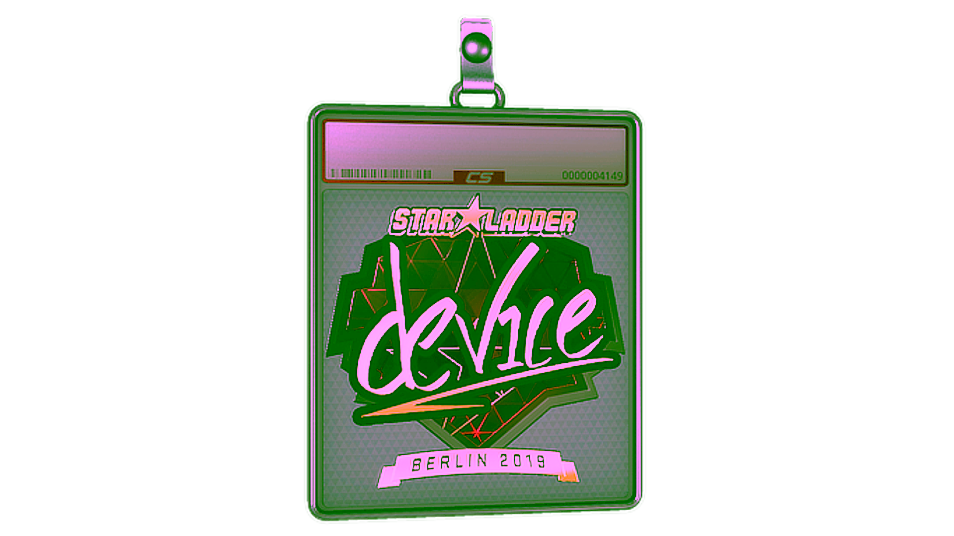 Display for Sticker Slab | device (Gold) | Berlin 2019