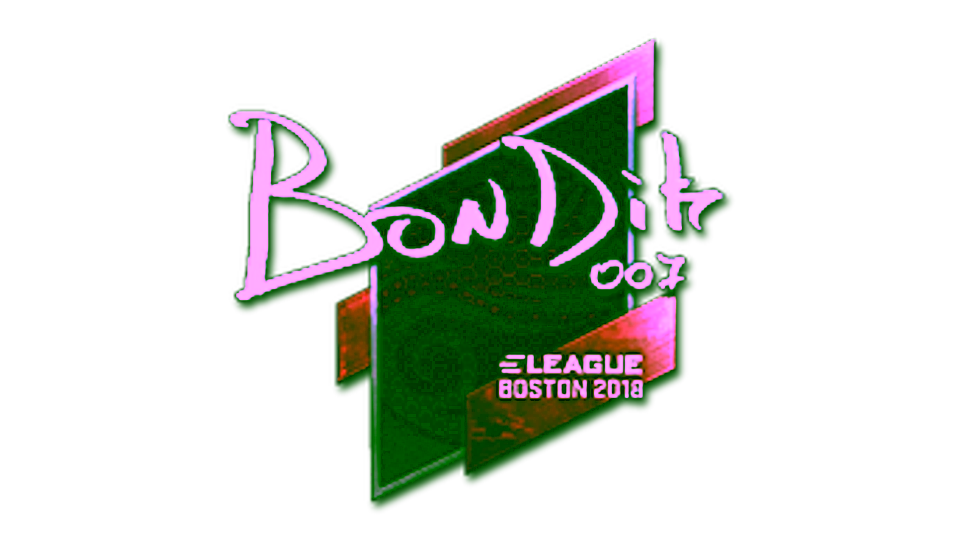 Display for Sticker | bondik (Foil) | Boston 2018