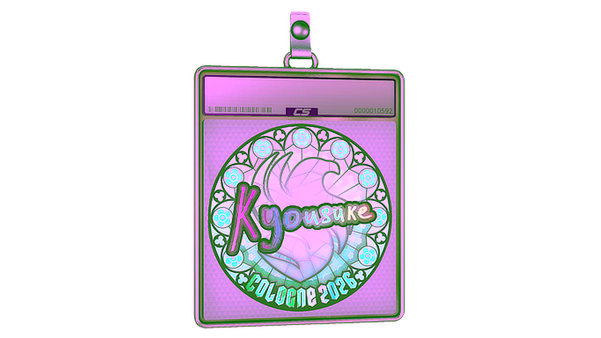 Display for Sticker Slab | kyousuke (Holo) | Cologne 2026