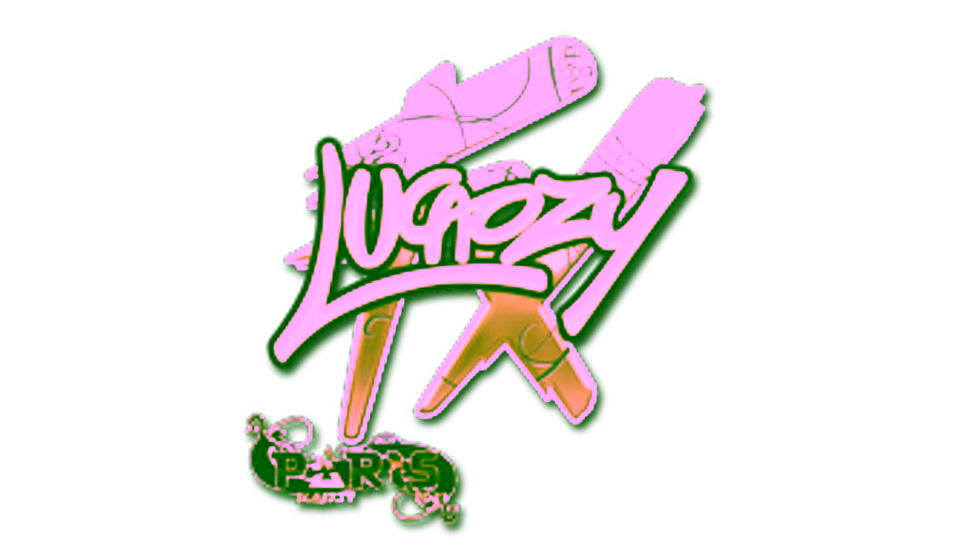 Sticker | Lucaozy (Gold) | Paris 2023 için görüntü