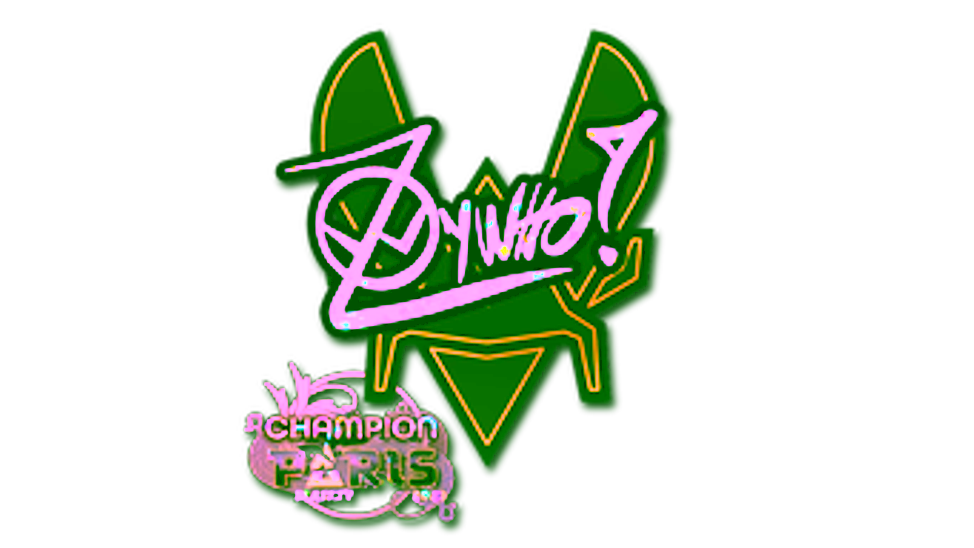 Display for Sticker | ZywOo (Glitter, Champion) | Paris 2023