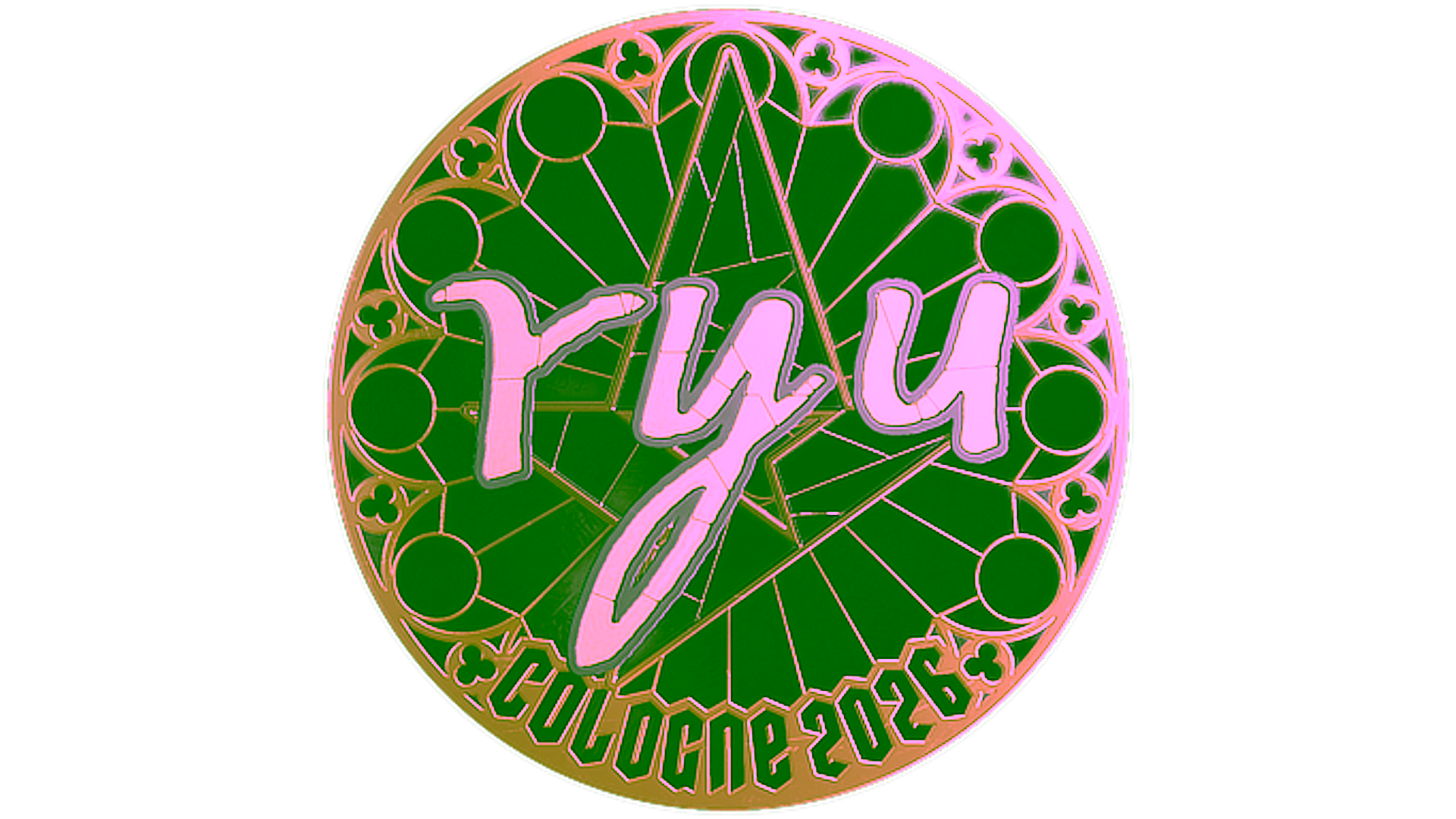 Display for Sticker | ryu (Gold) | Cologne 2026