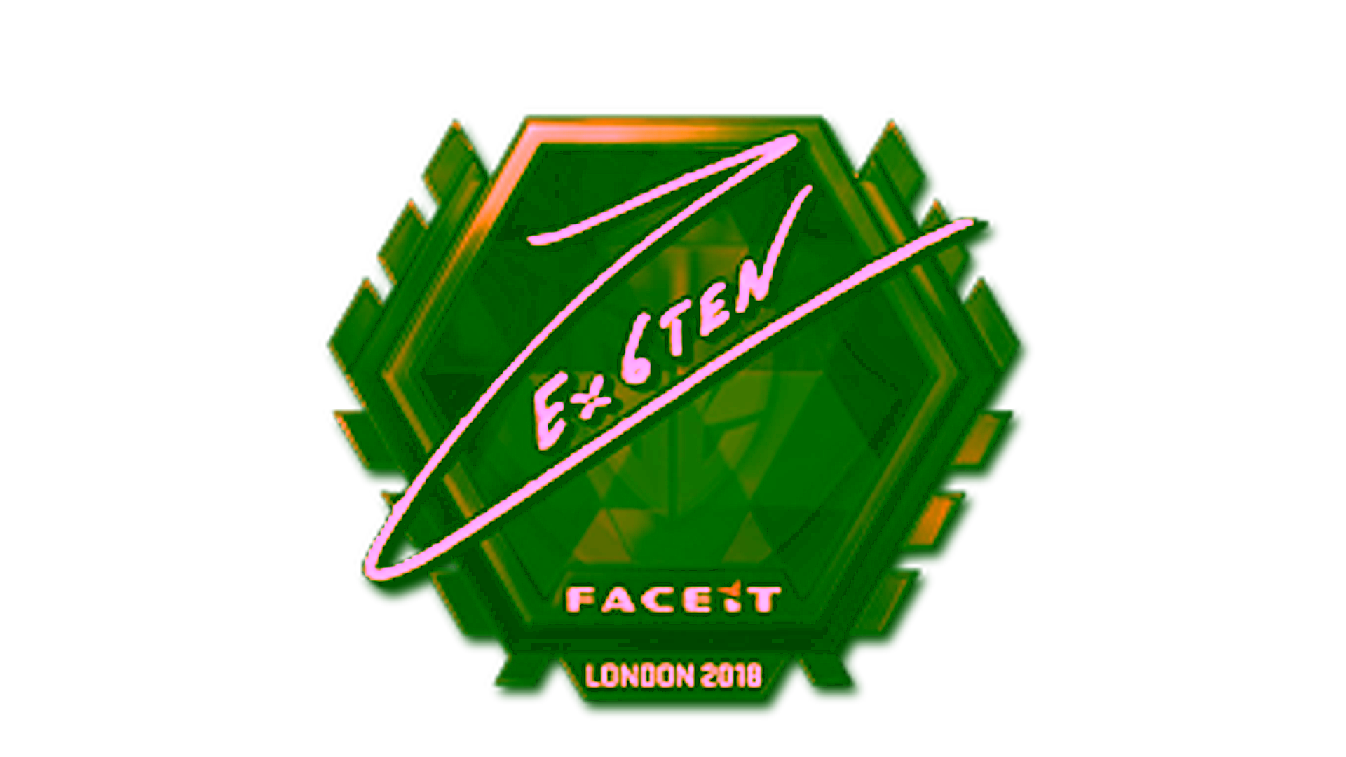Display for Sticker | Ex6TenZ (Gold) | London 2018