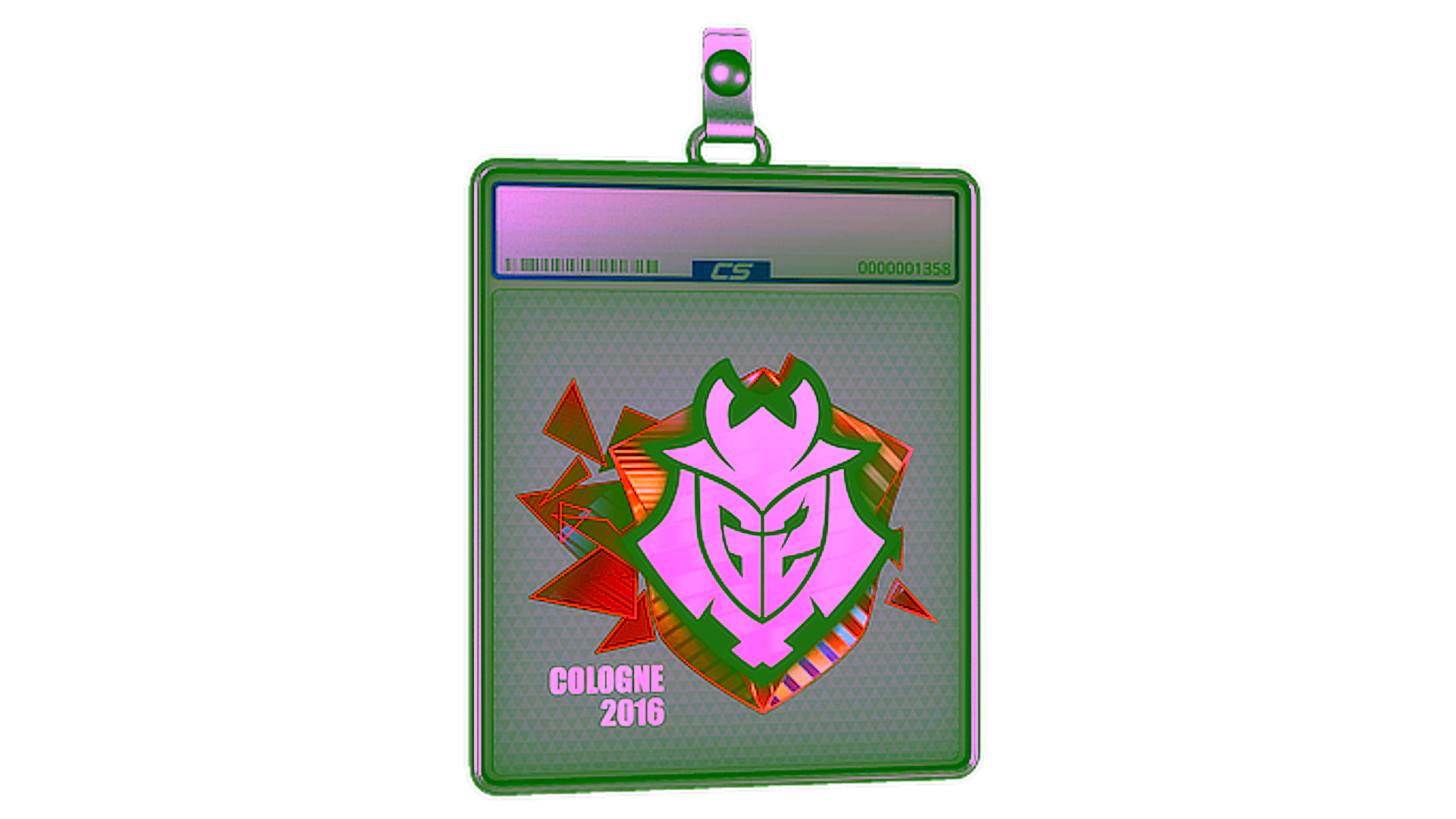 Display for Sticker Slab | G2 Esports (Holo) | Cologne 2016