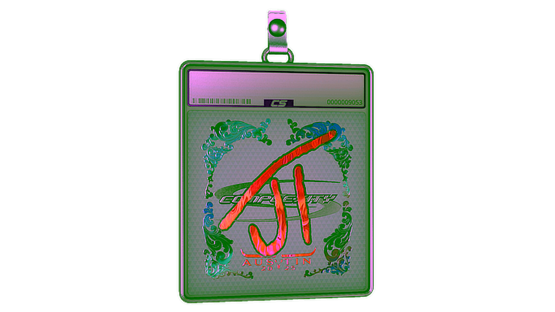 Display for Sticker Slab | JT (Holo) | Austin 2025