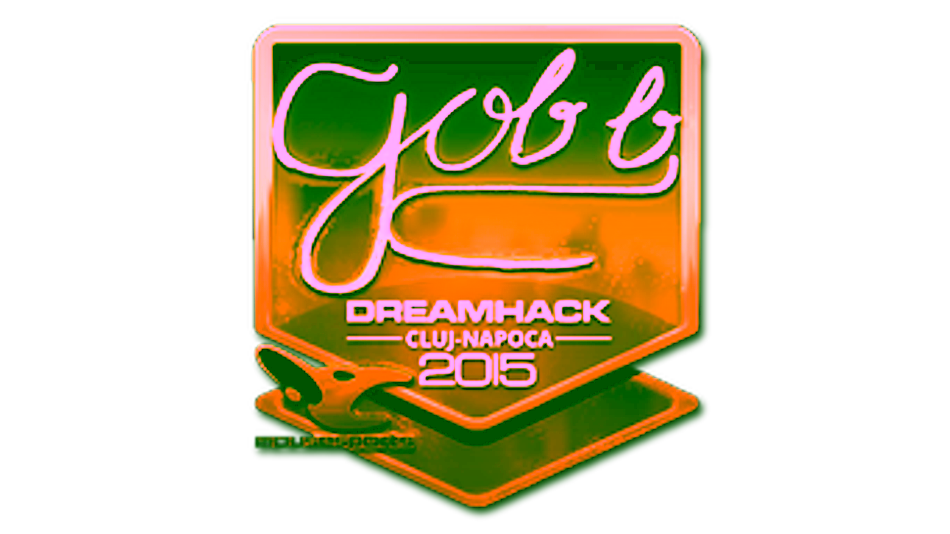 Sticker | gob b (Gold) | Cluj-Napoca 2015 için görüntü