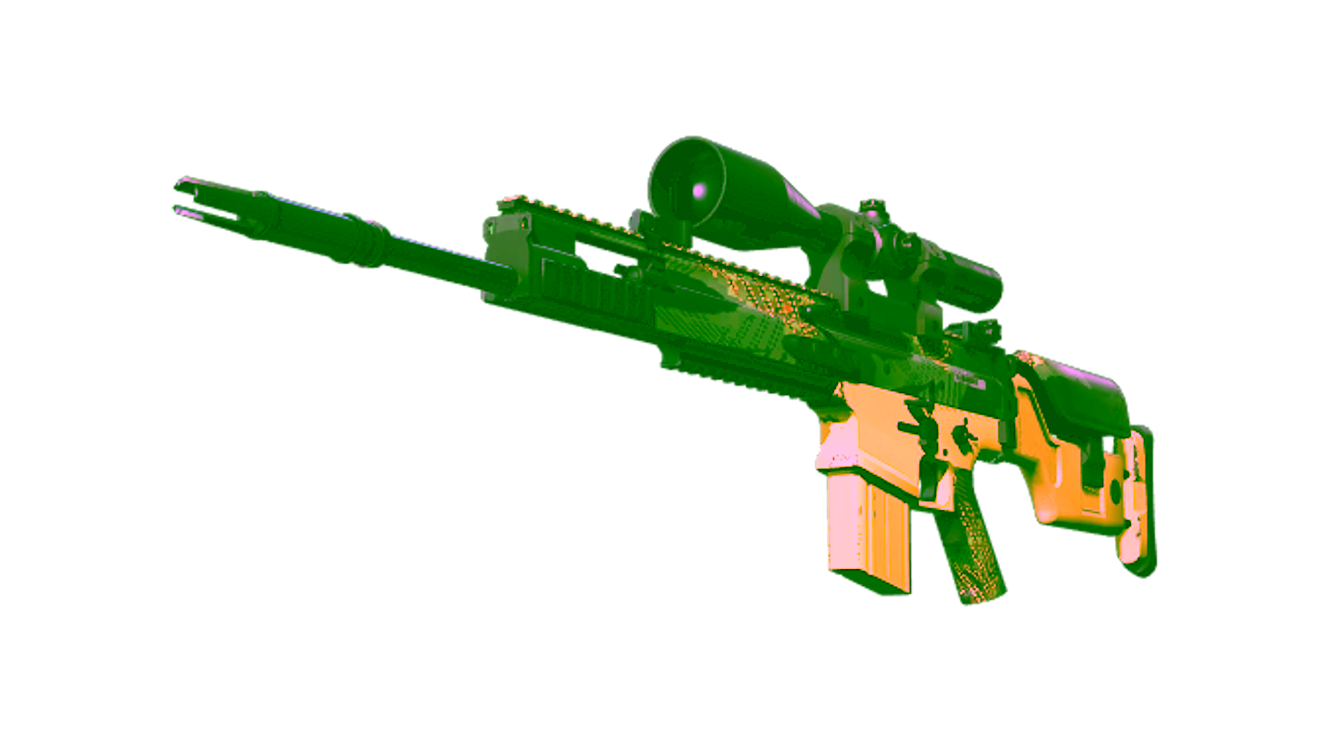 Display for StatTrak™ SCAR-20 | Jungle Slipstream (Minimal Wear)