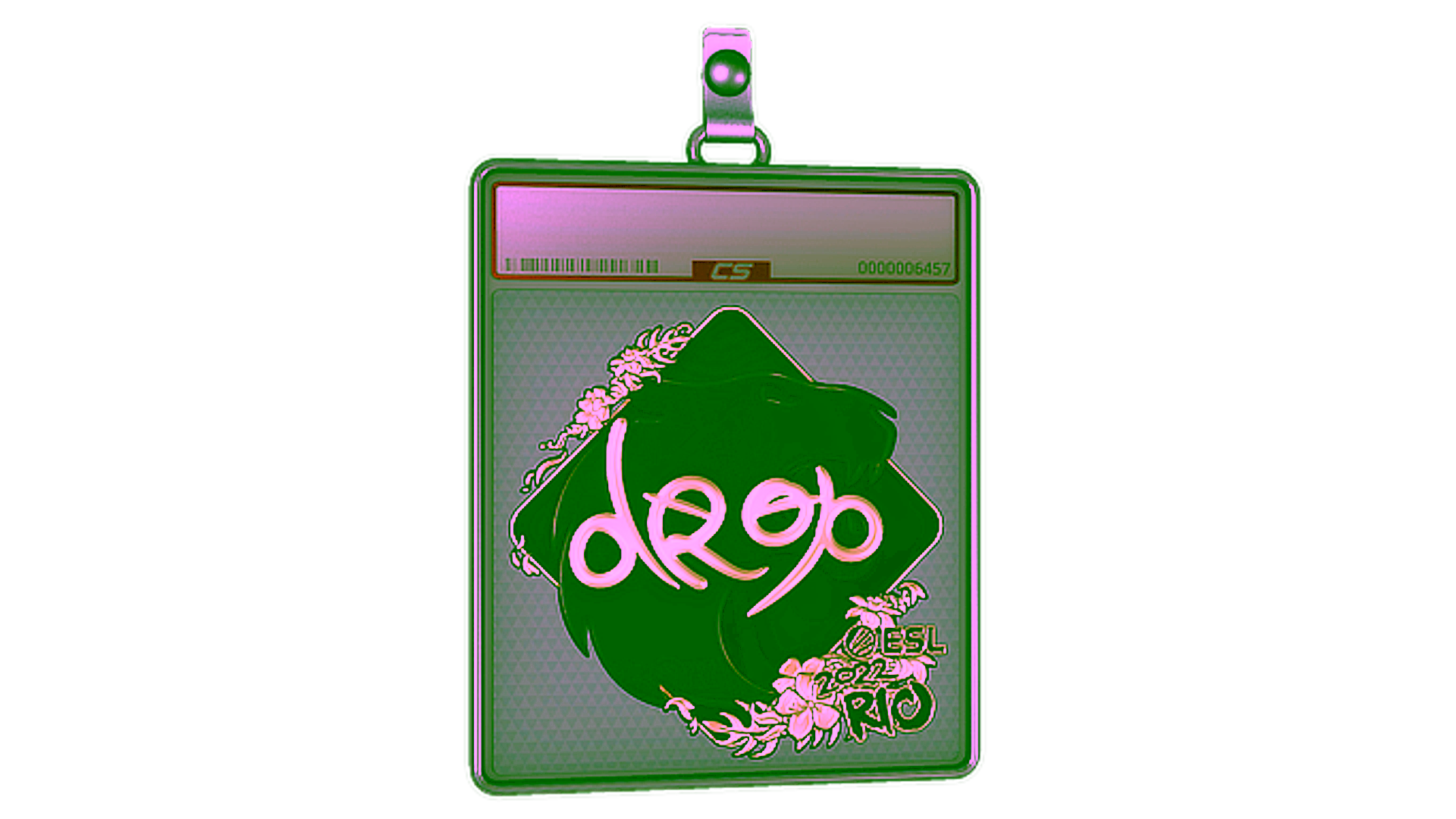 Display for Sticker Slab | drop (Gold) | Rio 2022