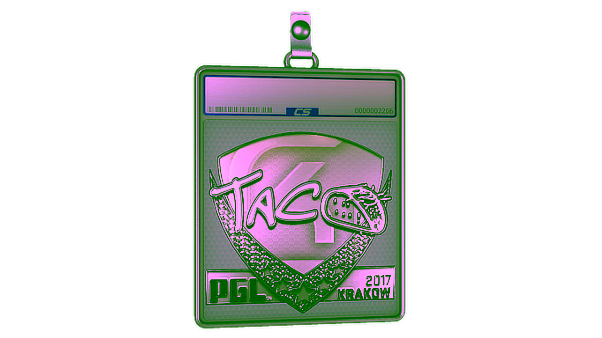 Display for Sticker Slab | TACO (Foil) | Krakow 2017