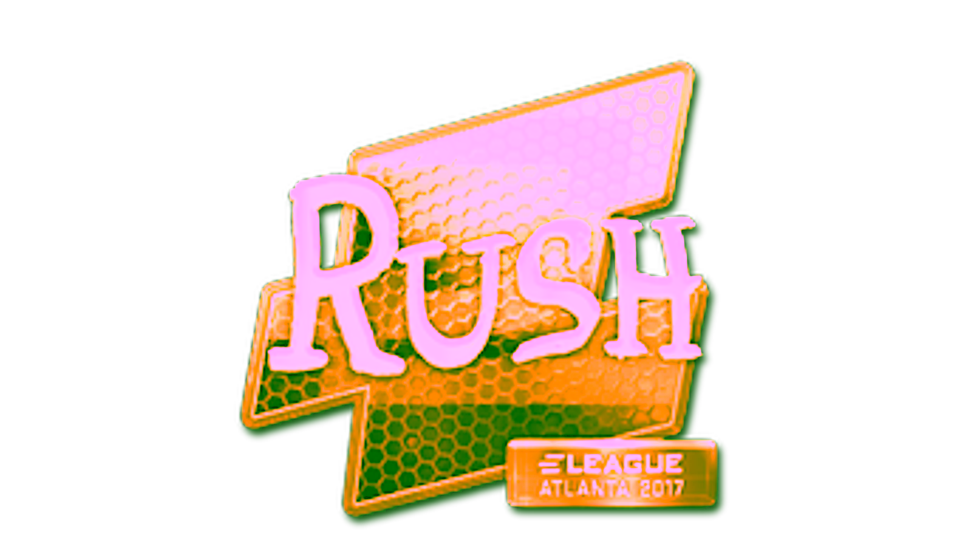 Anzeige für Sticker | RUSH (Gold) | Atlanta 2017