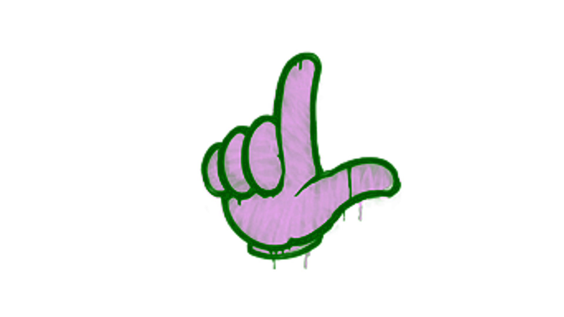 Display for Sealed Graffiti | Loser (Cash Green)