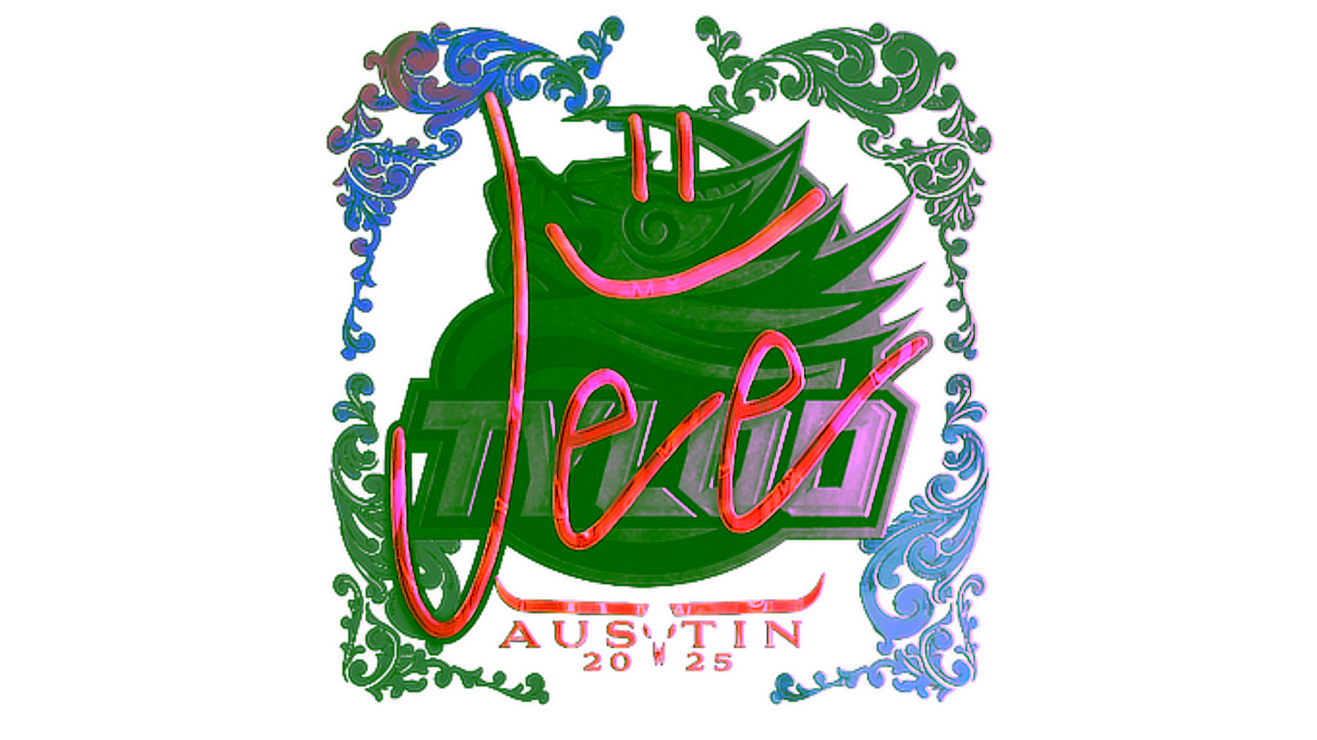 Display for Sticker | Jee (Holo) | Austin 2025