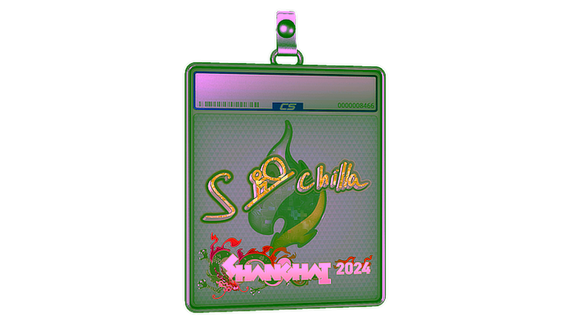 Mostrar para Sticker Slab | s-chilla (Glitter) | Shanghai 2024