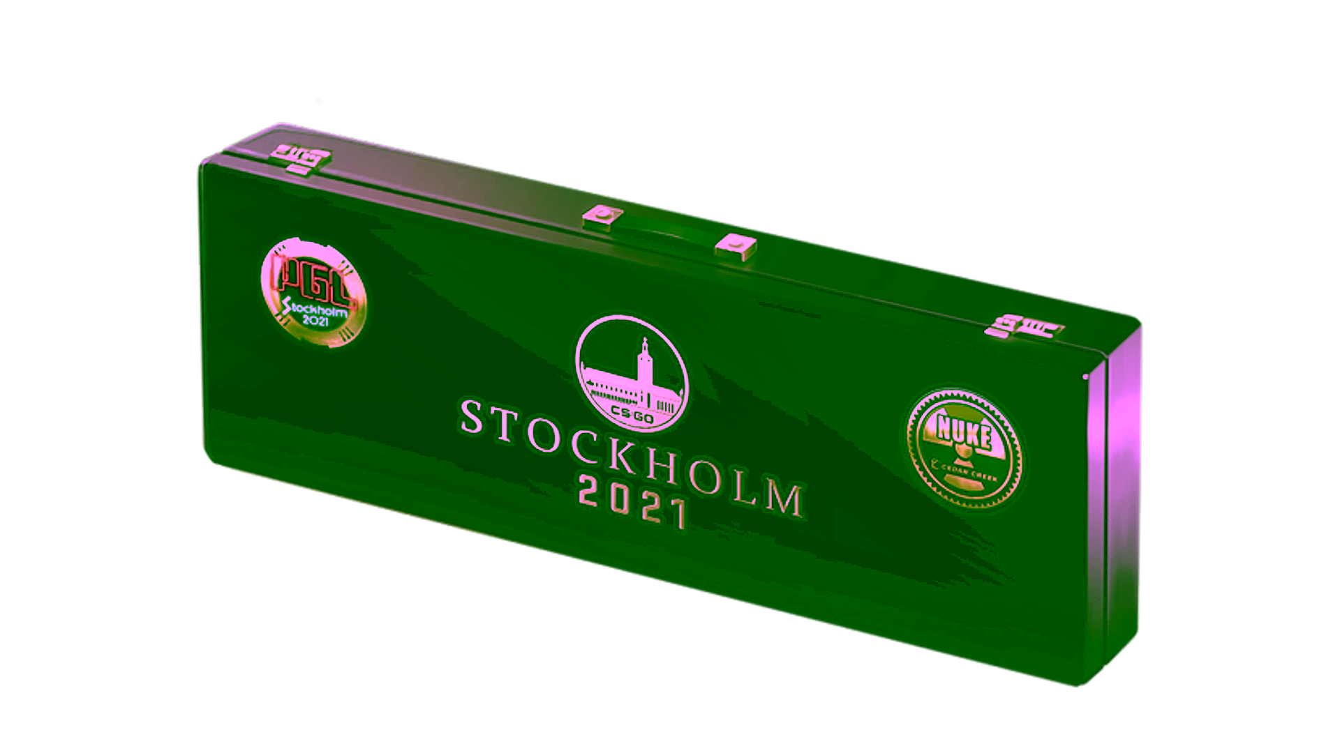 Display for Stockholm 2021 Nuke Souvenir Package