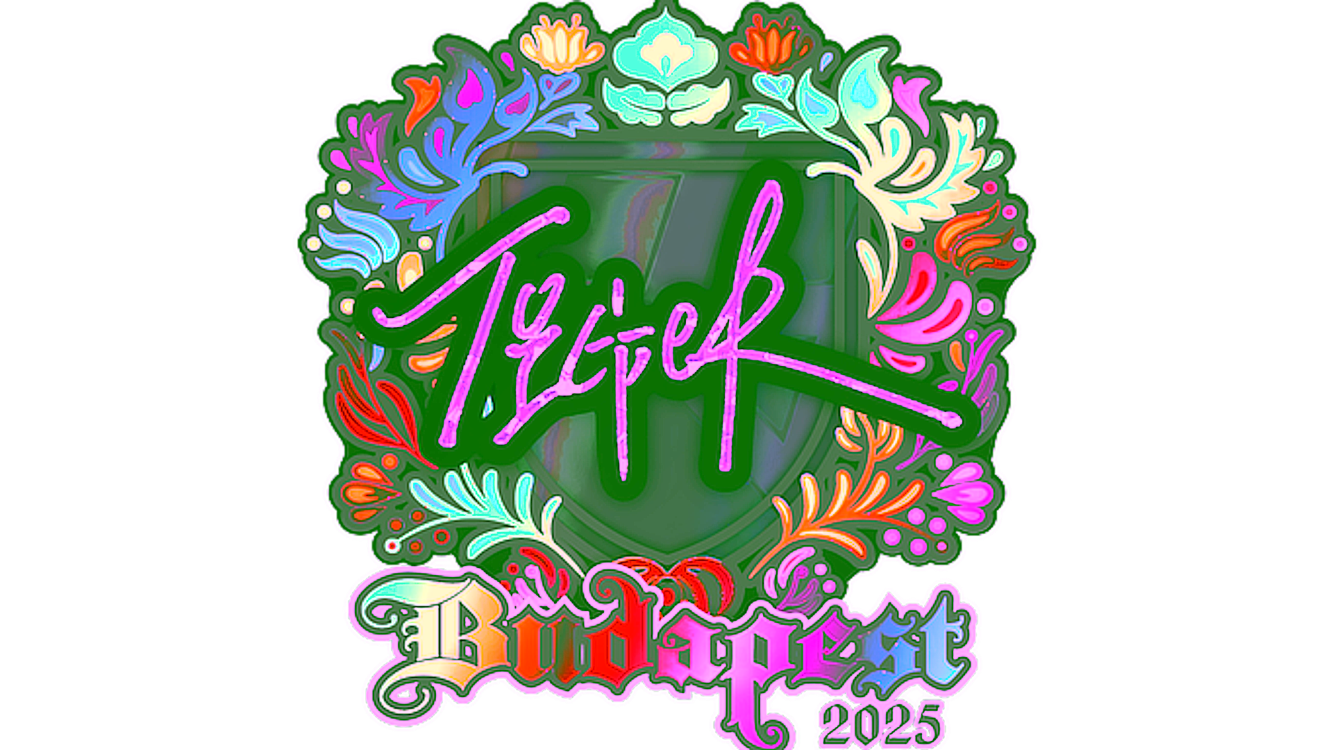 Wyświetl dla Sticker | Tiger (Holo) | Budapest 2025