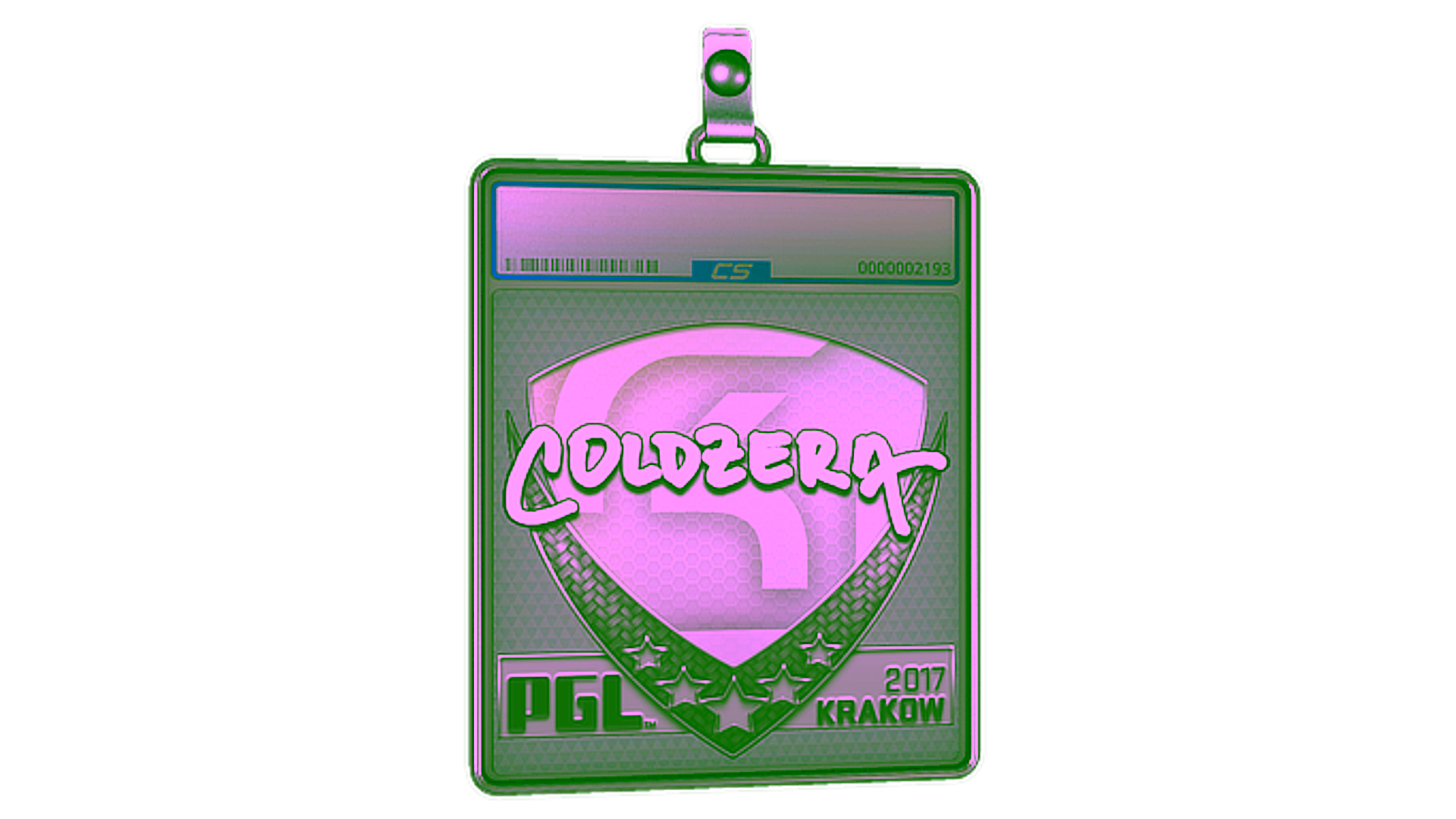 Display for Sticker Slab | coldzera | Krakow 2017