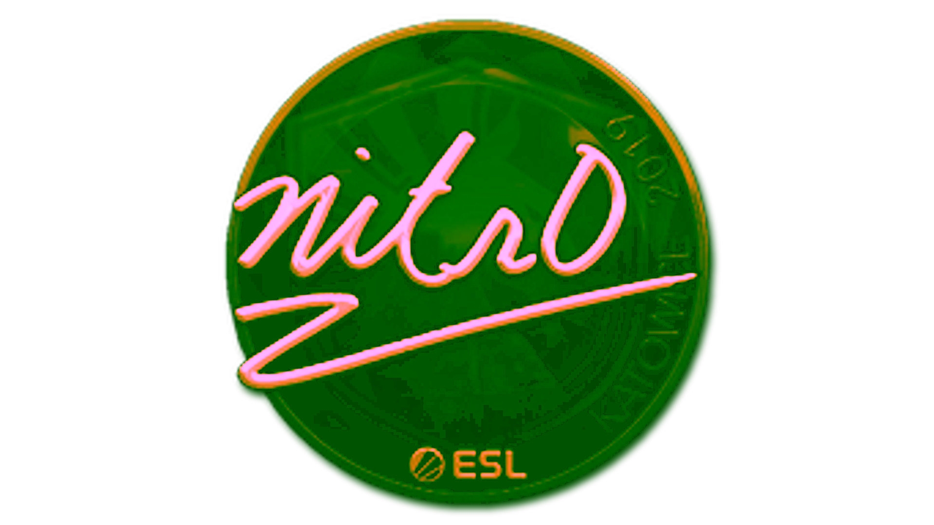Display for Sticker | nitr0 (Gold) | Katowice 2019