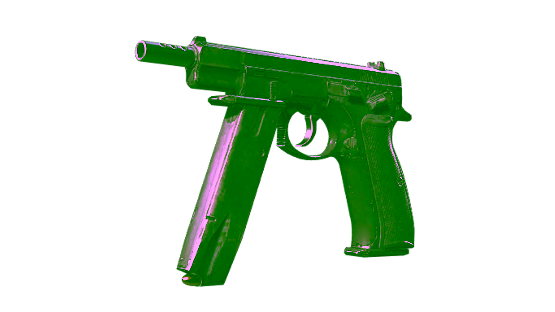 Display for Souvenir CZ75-Auto | Midnight Palm (Battle-Scarred)