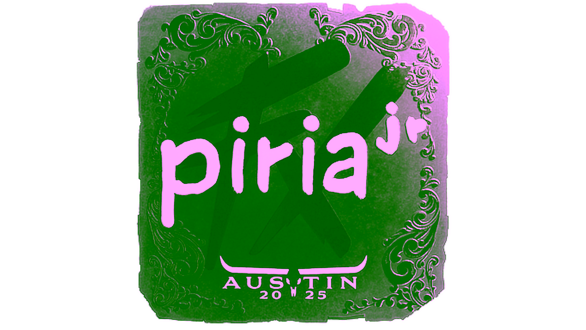 Display for Sticker | piriajr (Foil) | Austin 2025