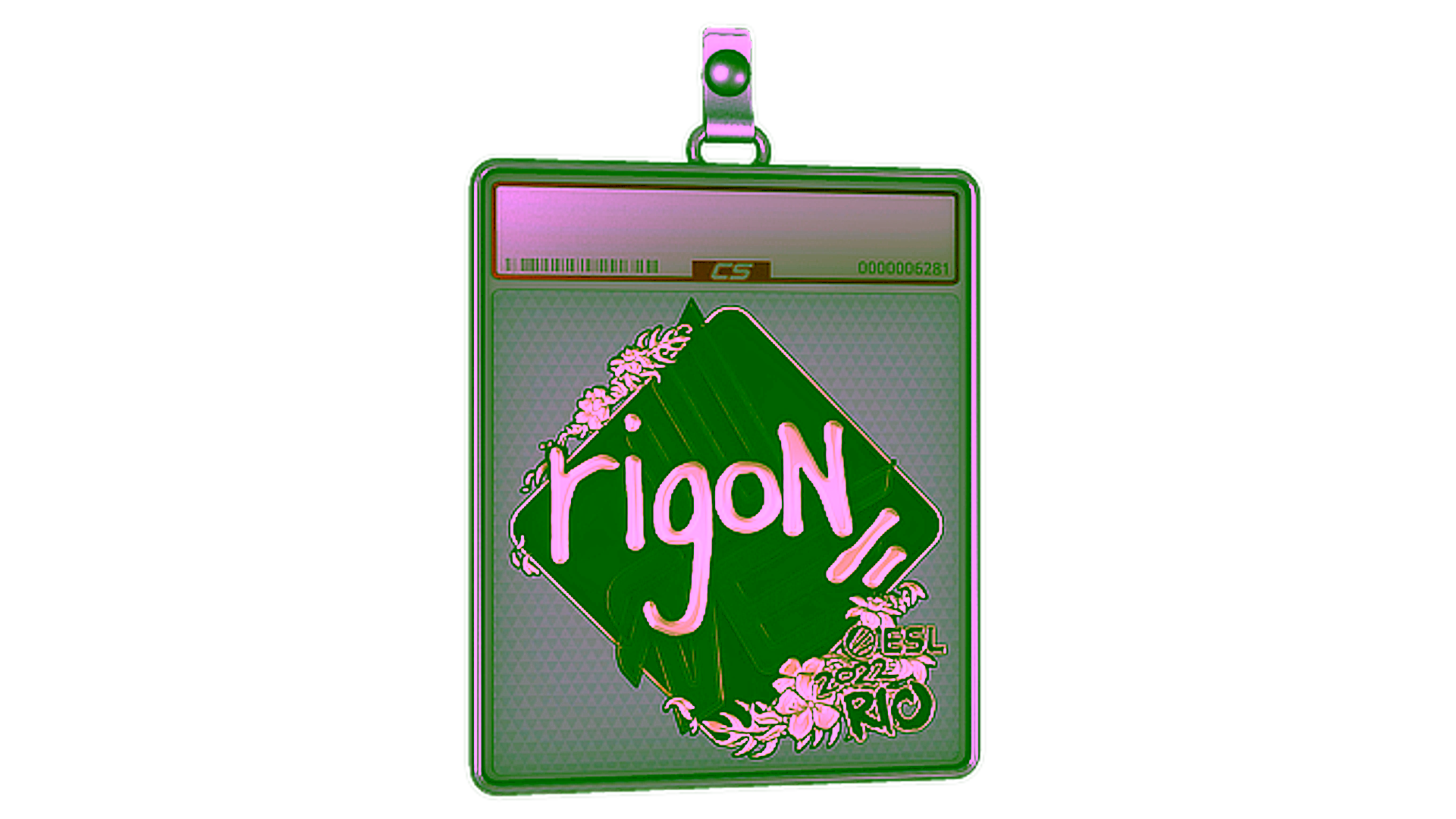 Display for Sticker Slab | rigoN (Gold) | Rio 2022