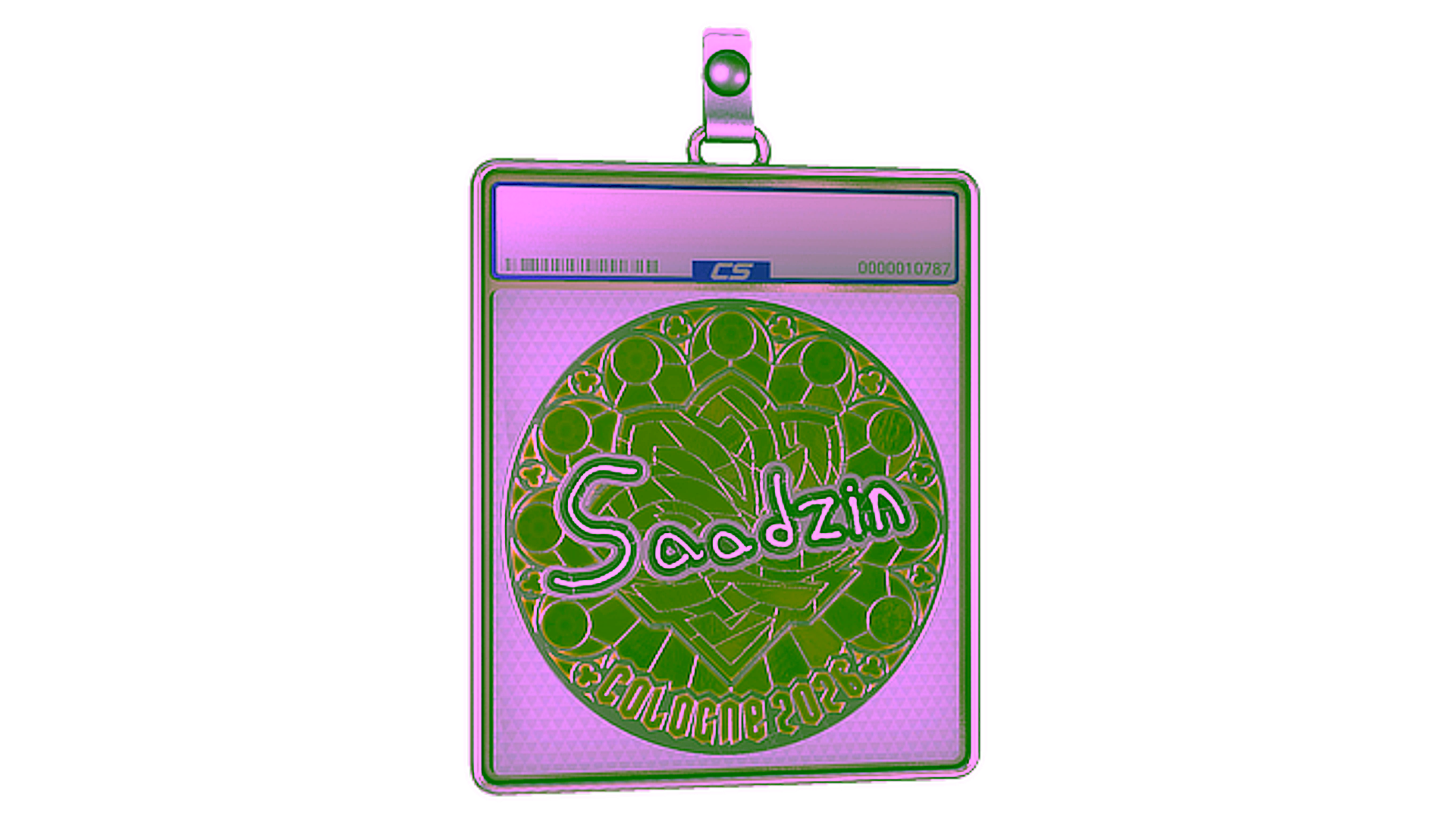 Display for Sticker Slab | saadzin (Foil) | Cologne 2026