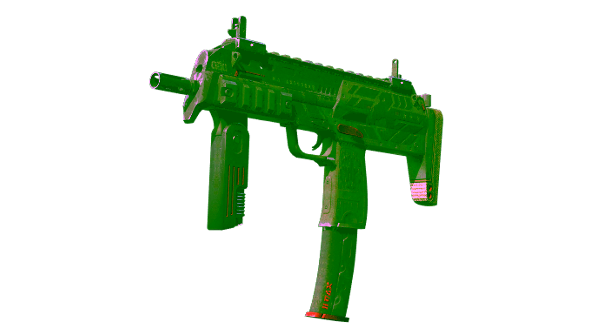 Visar för StatTrak™ MP7 | Guerrilla (Battle-Scarred)