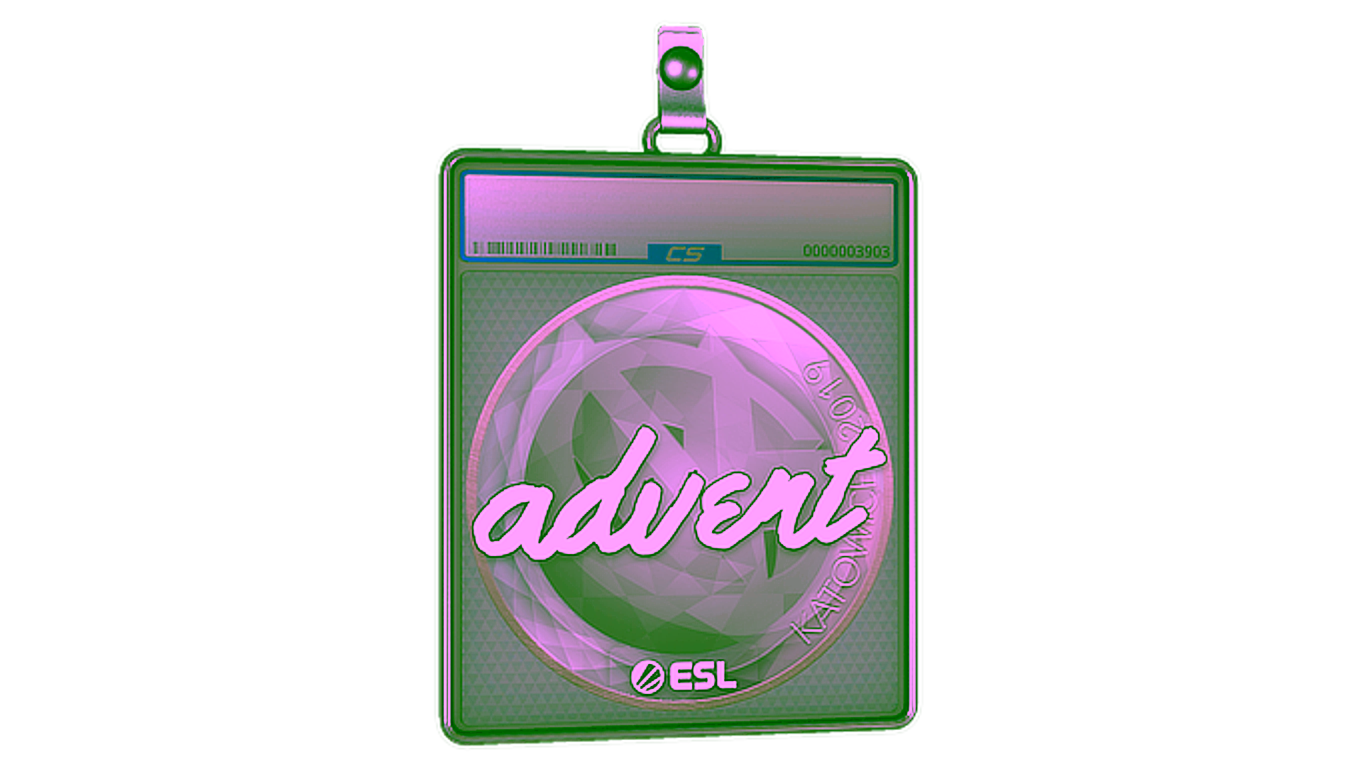 Display for Sticker Slab | advent | Katowice 2019