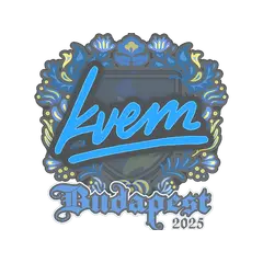 Sticker Kvem Budapest 2025