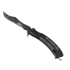 ★ Butterfly Knife | Night (Battle-Scarred)