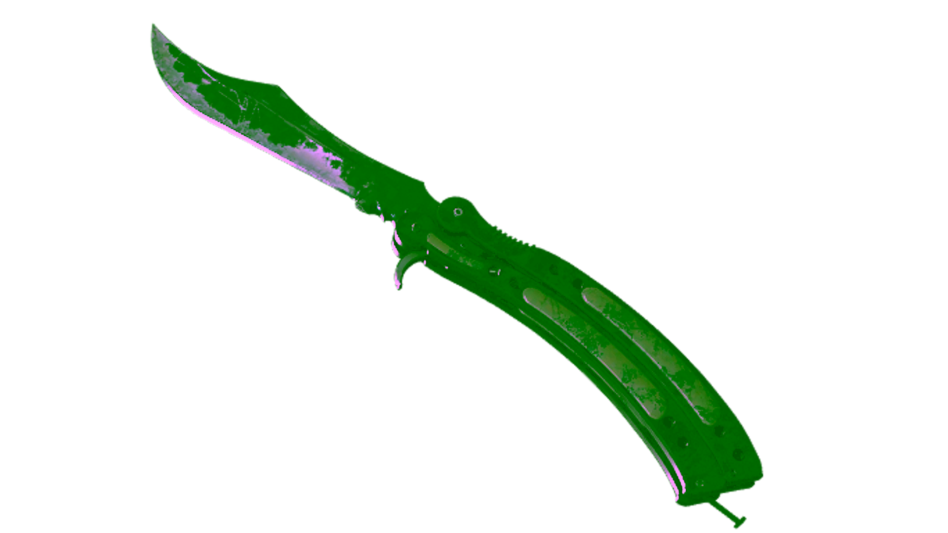 Visar för ★ Butterfly Knife | Night (Battle-Scarred)