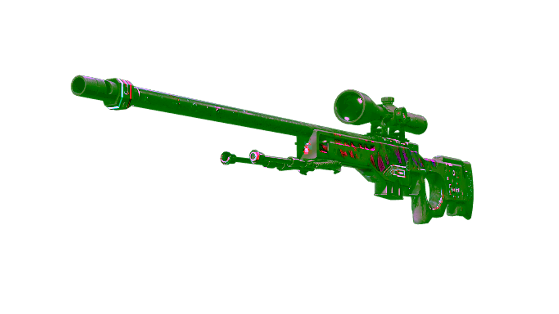 Display for StatTrak™ AWP | Chromatic Aberration (Battle-Scarred)