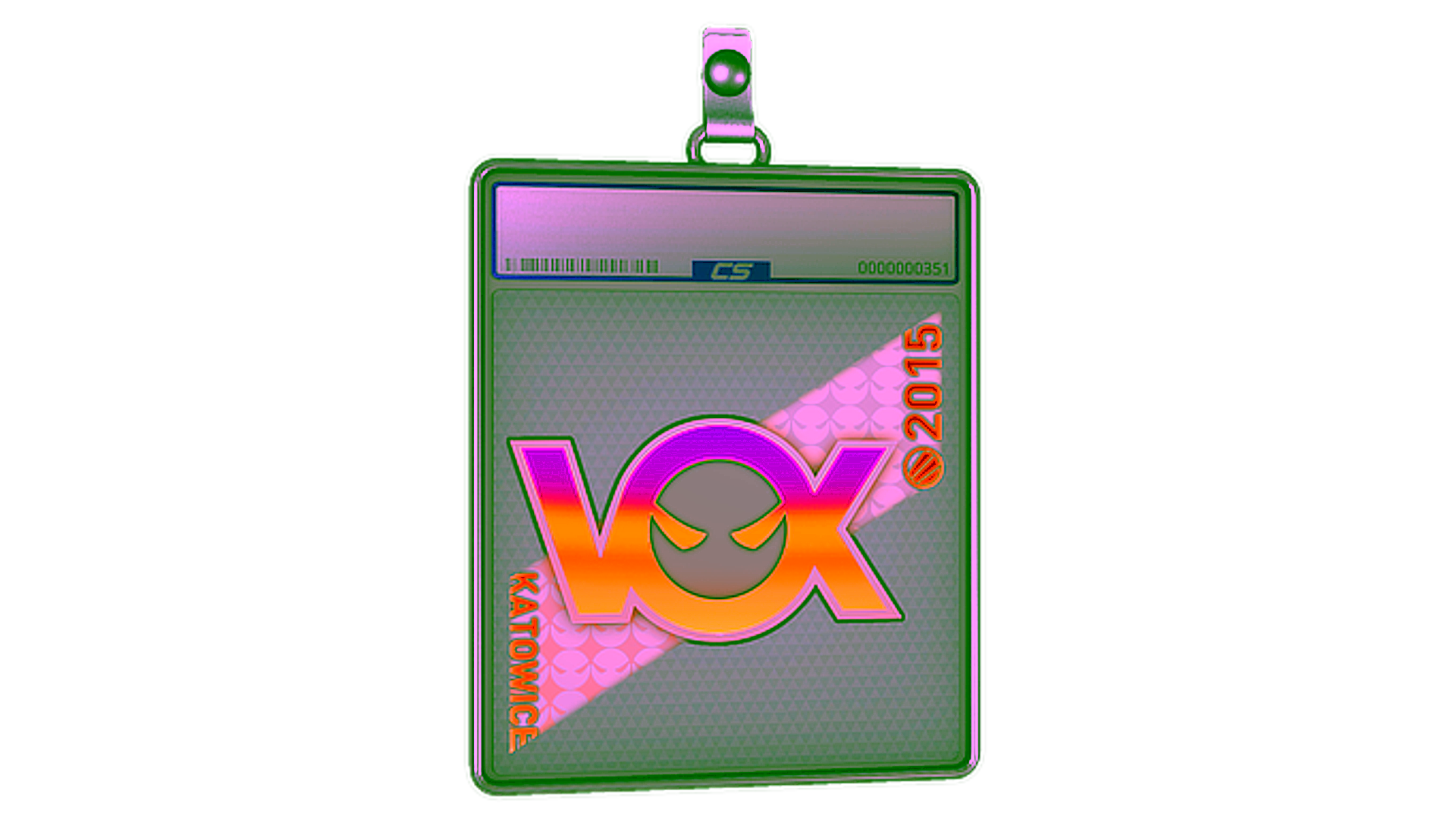Display for Sticker Slab | Vox Eminor (Holo) | Katowice 2015