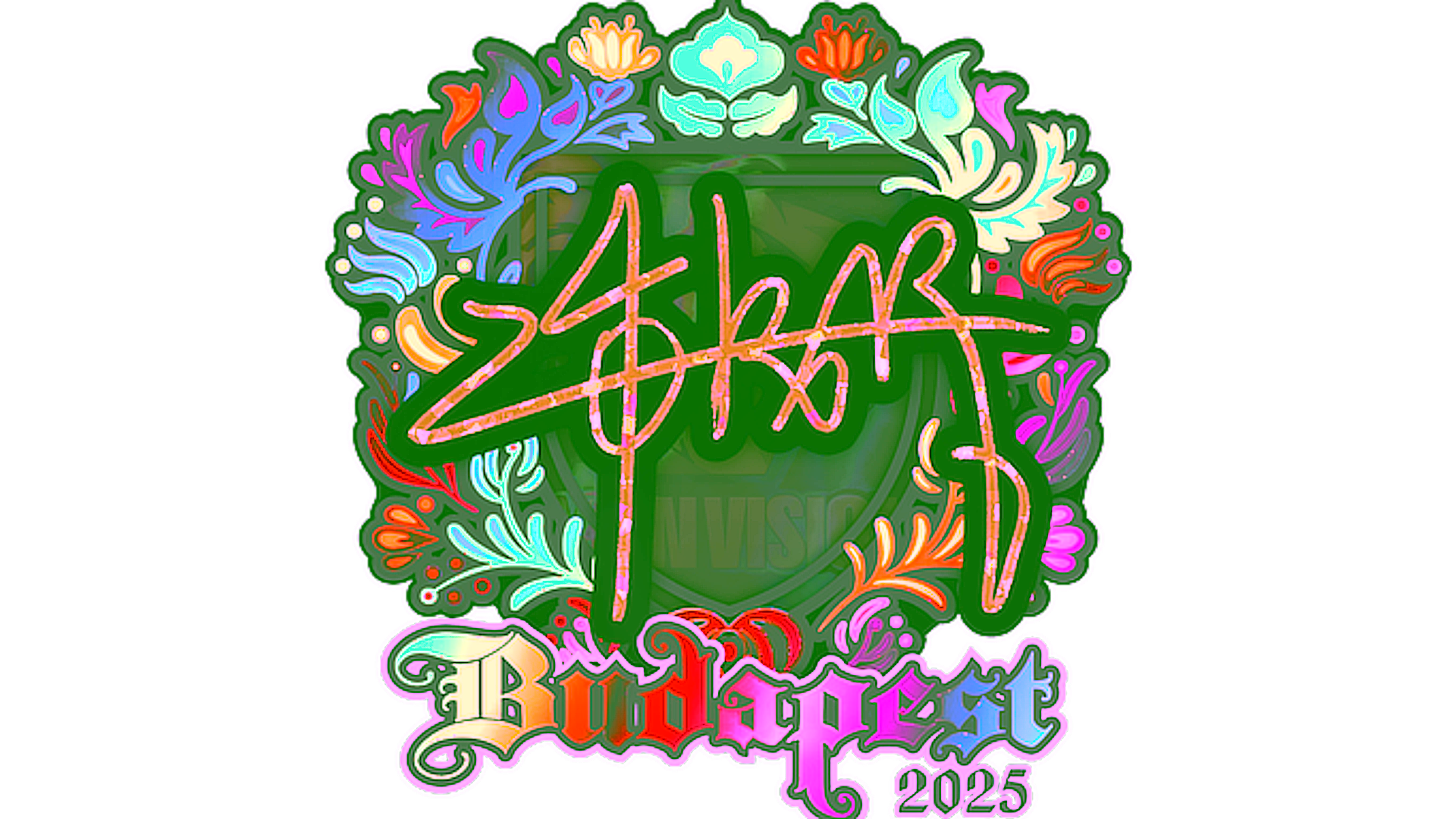 Display for Sticker | z4KR (Holo) | Budapest 2025