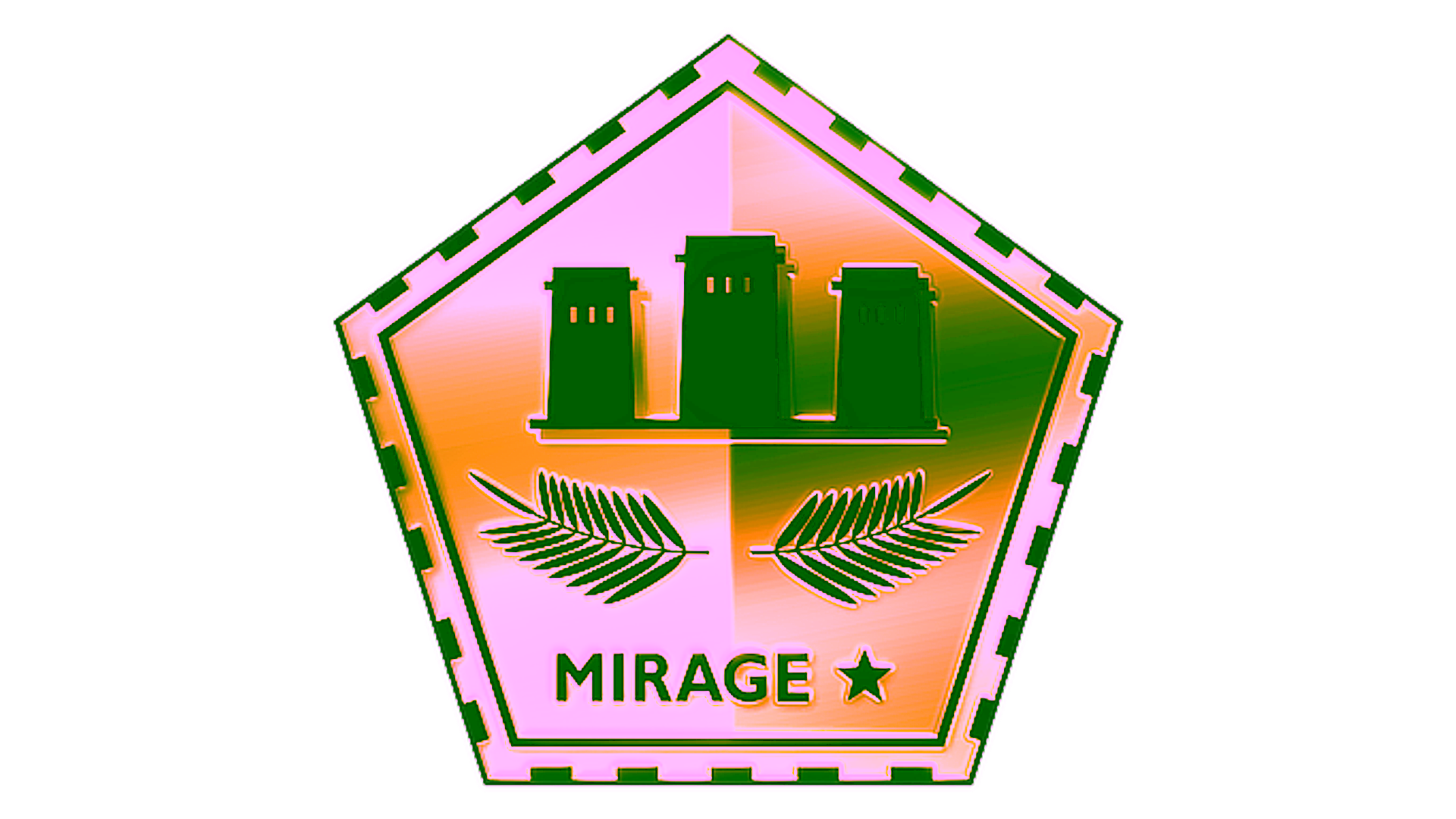 Дисплей для Sticker | Mirage (Gold)