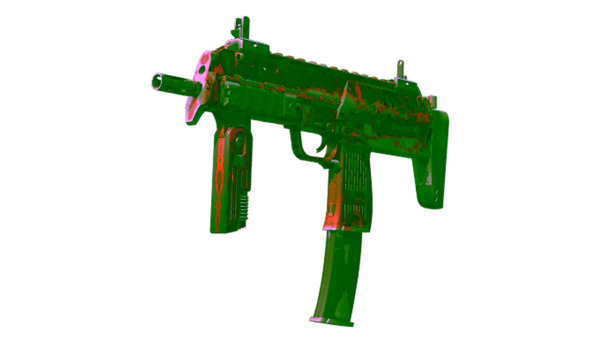 Display for Souvenir MP7 | Full Stop (Well-Worn)