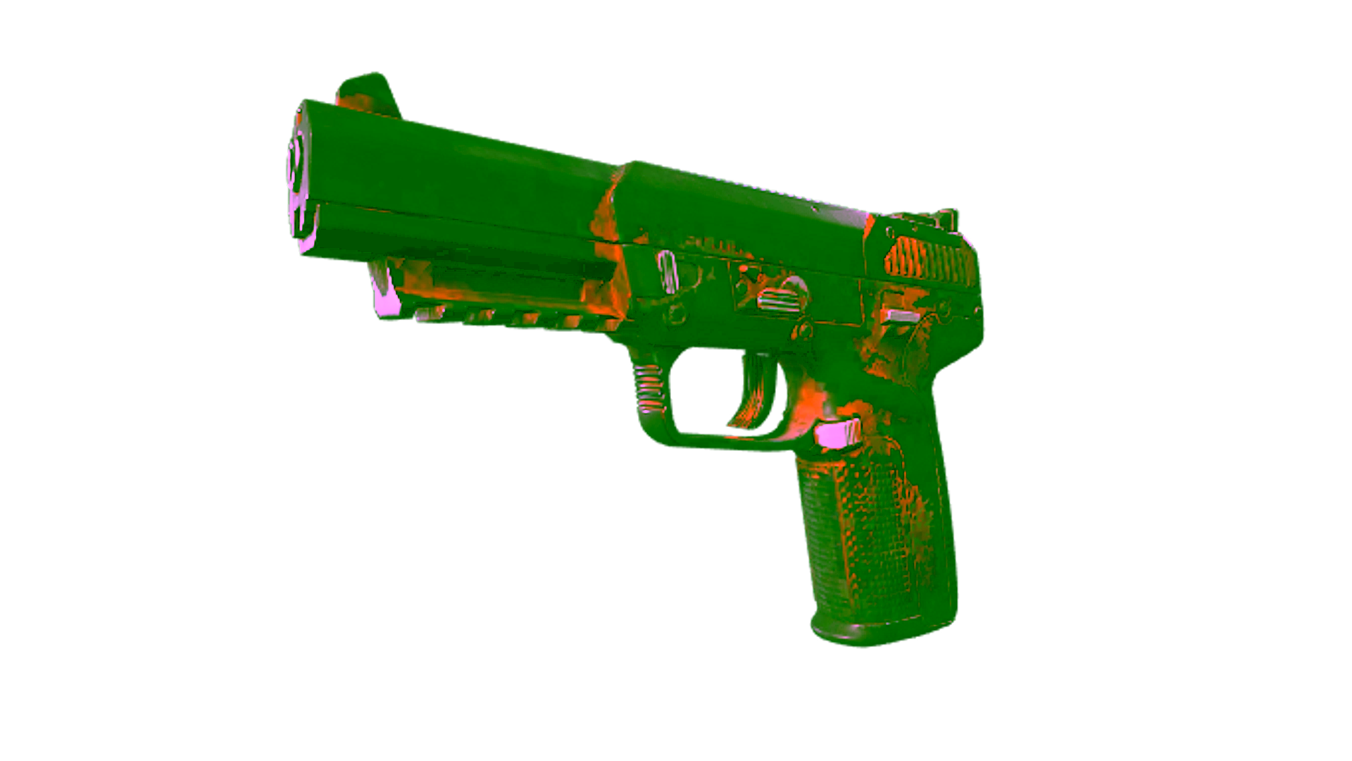 Display for Souvenir Five-SeveN | Orange Peel (Battle-Scarred)