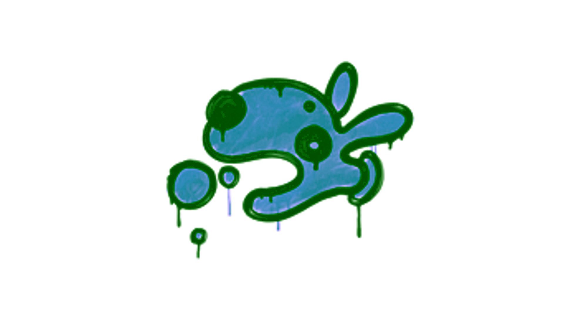 Display for Sealed Graffiti | Popdog (Monarch Blue)