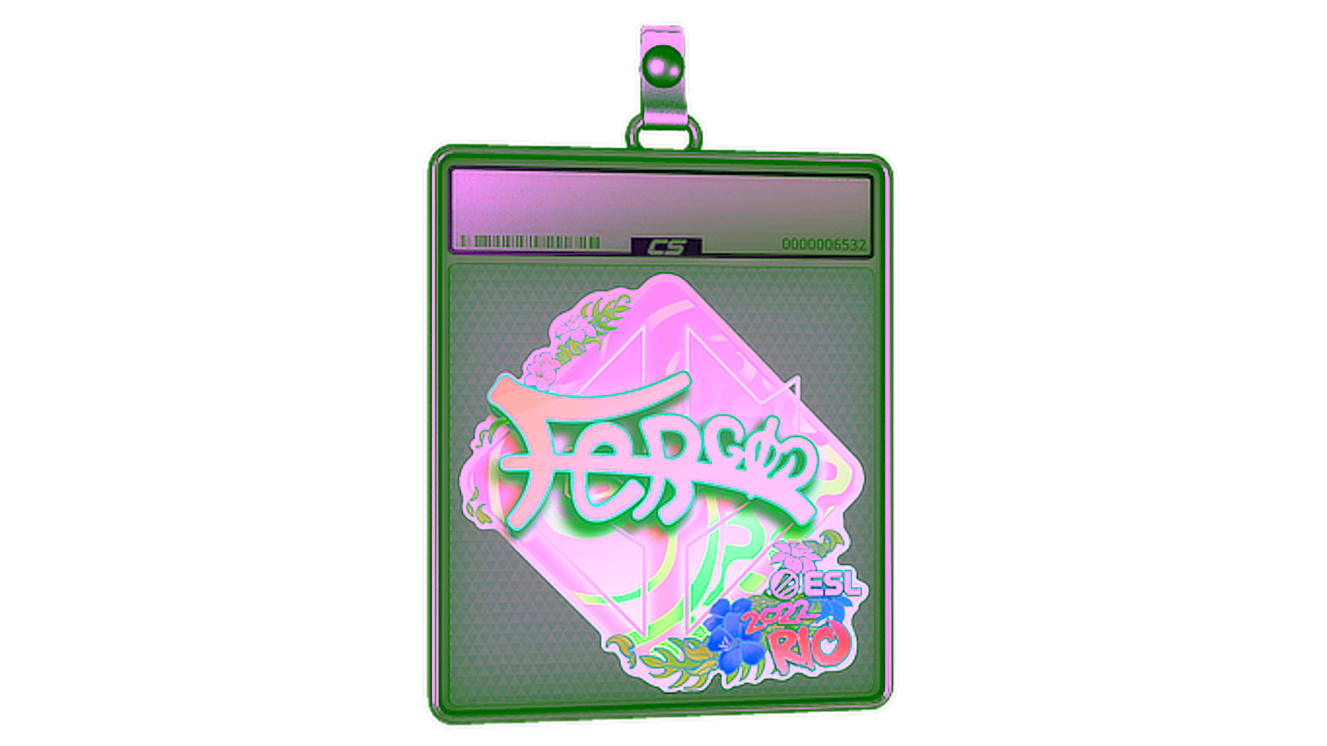 Display for Sticker Slab | fer (Holo) | Rio 2022