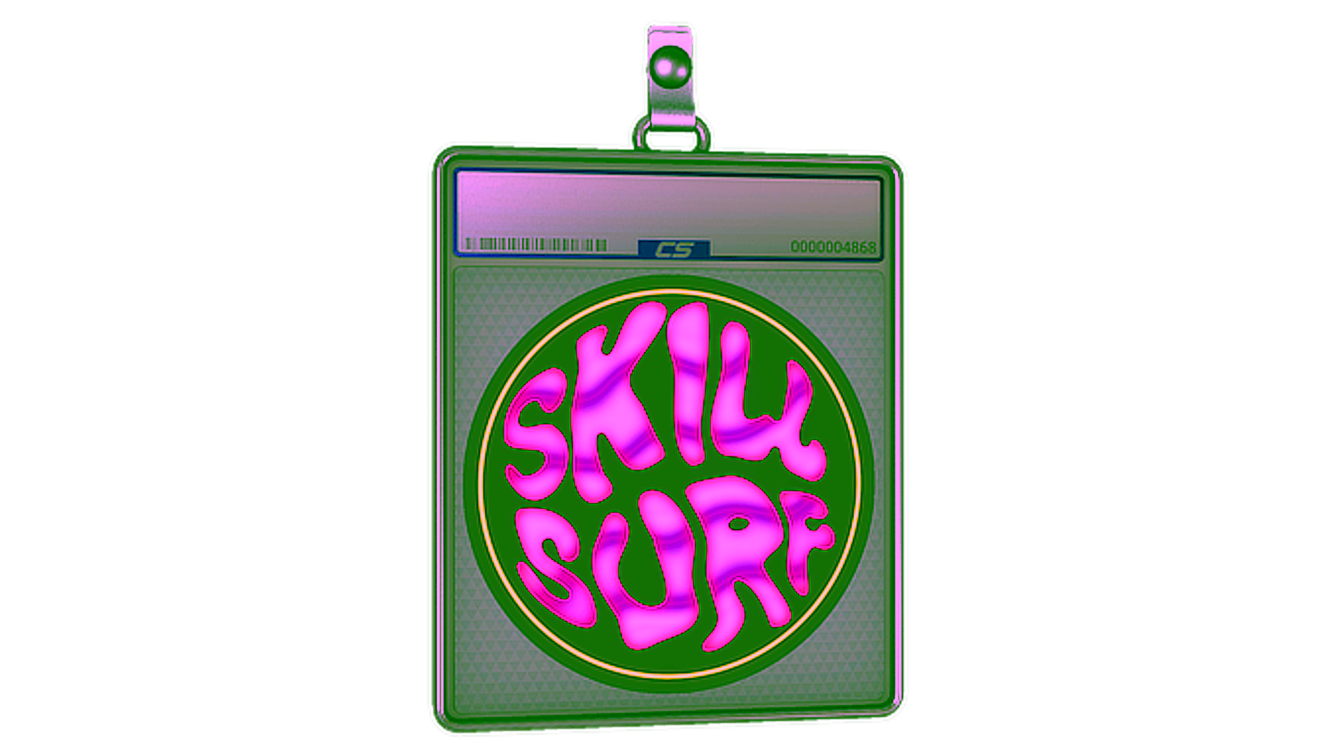 Display for Sticker Slab | Bubble Gum Skill Surf (Holo)