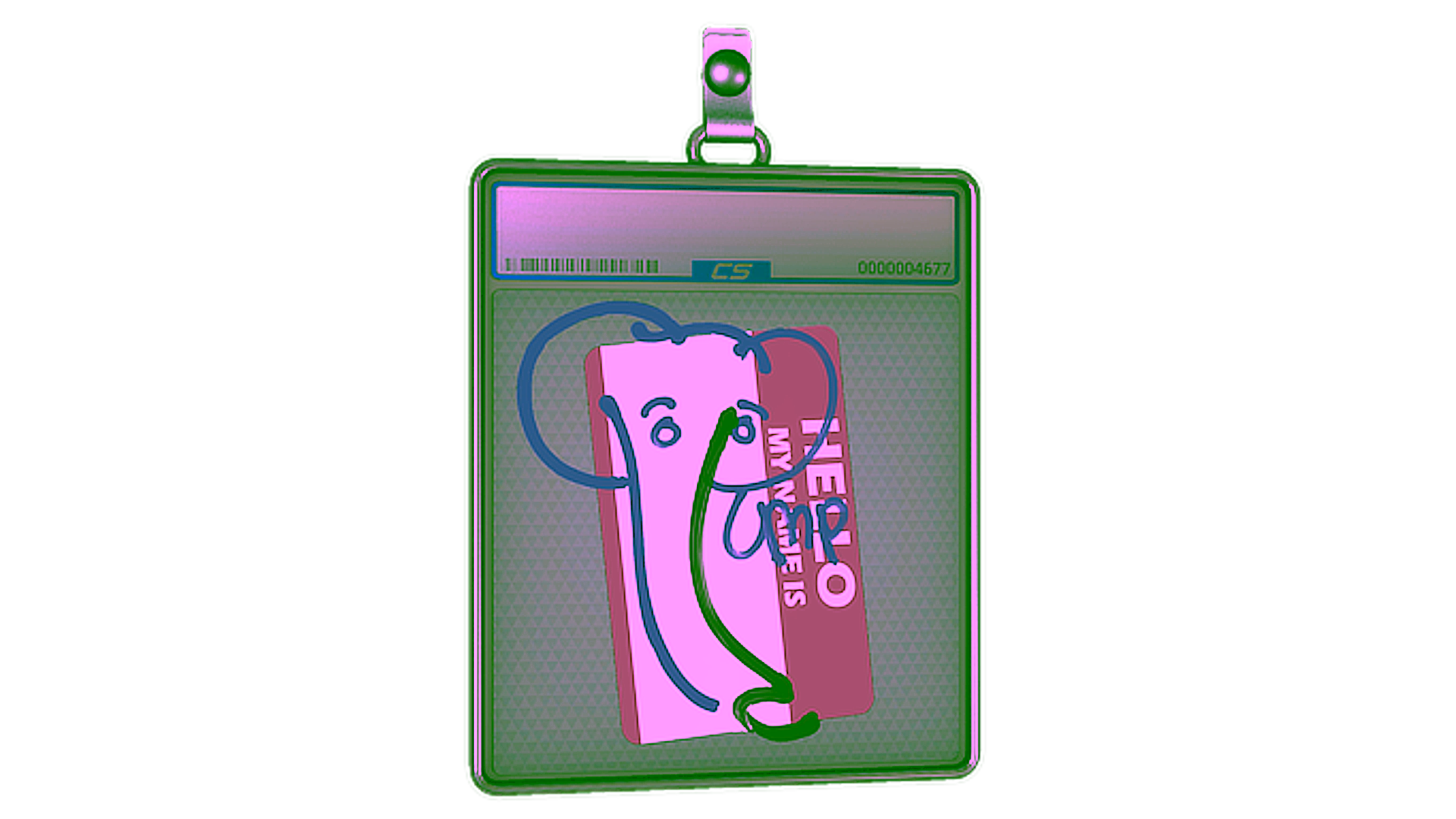 Visar för Sticker Slab | Hello UMP-45