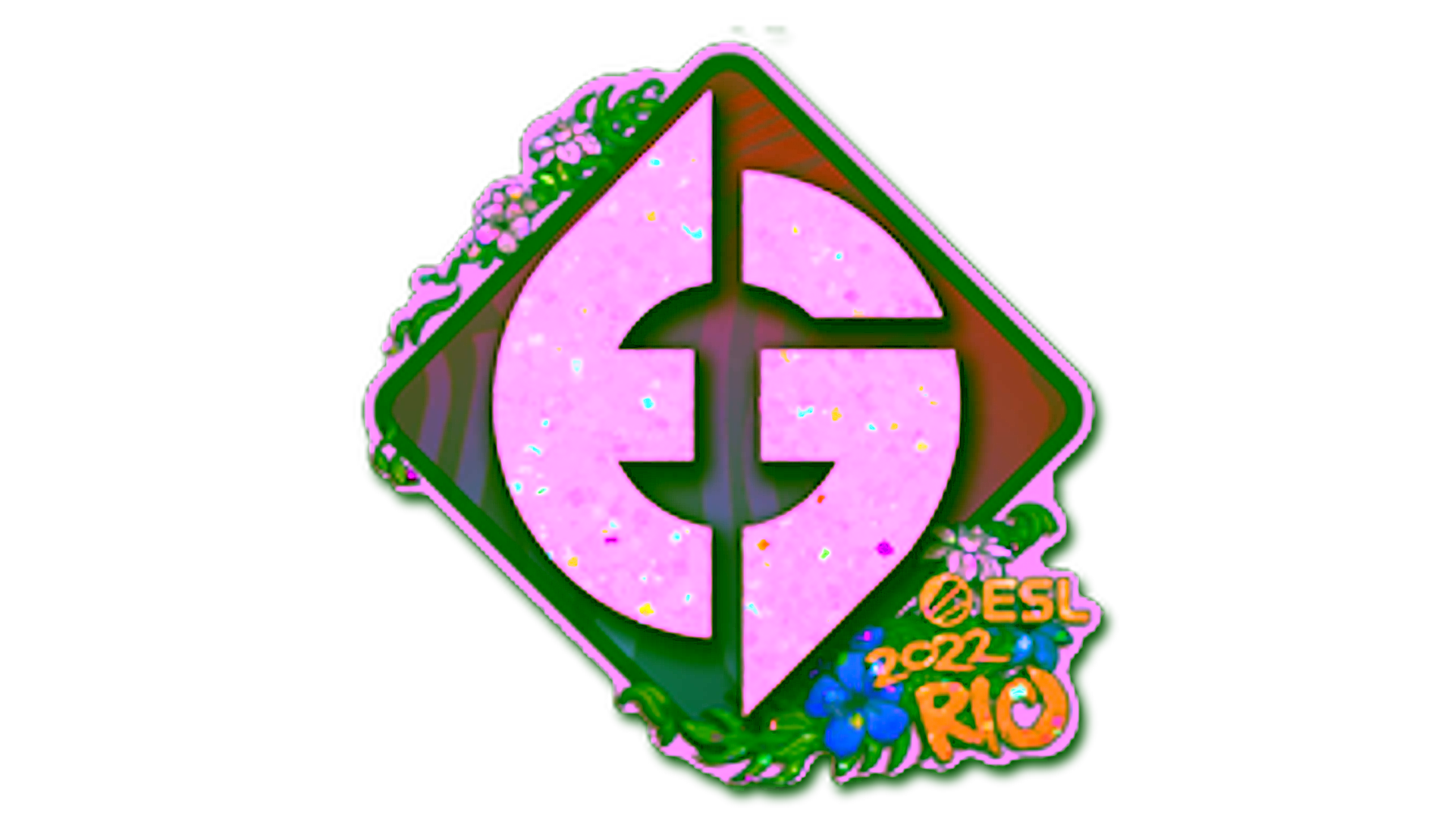 Display for Sticker | Evil Geniuses (Glitter) | Rio 2022