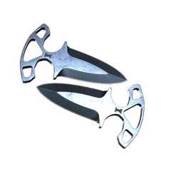 ★ Shadow Daggers | Blue Steel (Well-Worn)